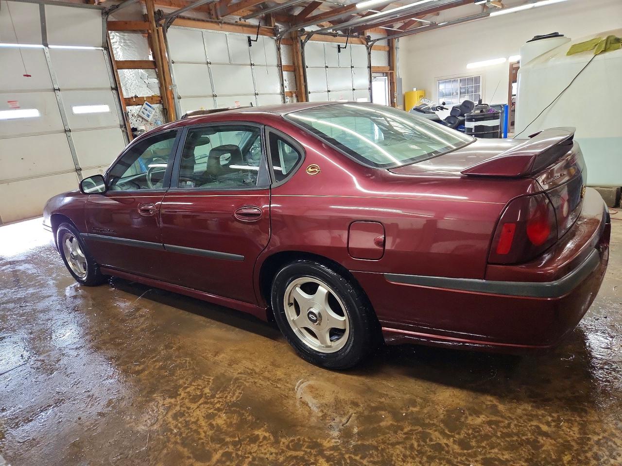 2000 Chevrolet Impala Ls Maroon vin: 2G1WH55KXY9375088
