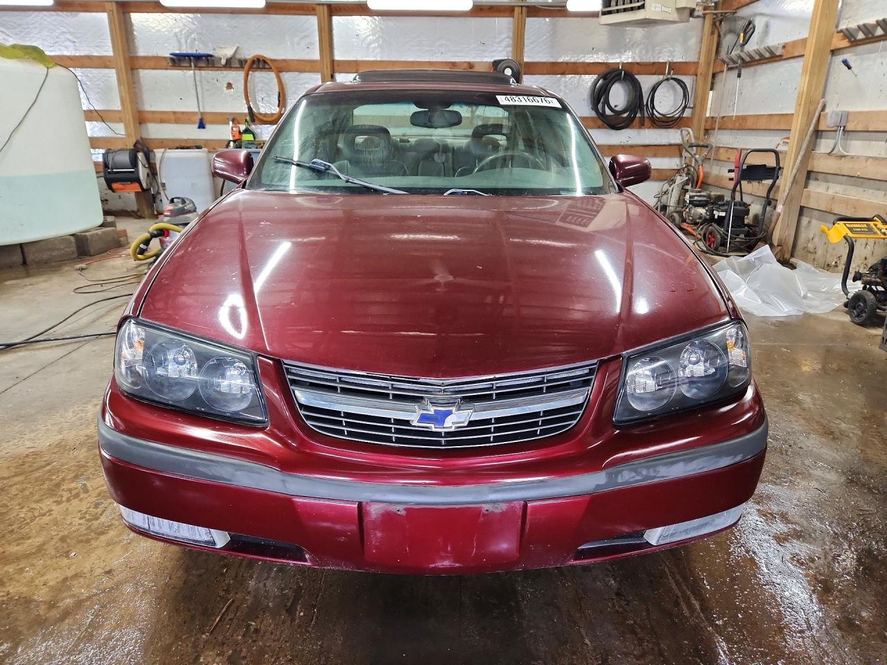 2000 Chevrolet Impala Ls Maroon vin: 2G1WH55KXY9375088