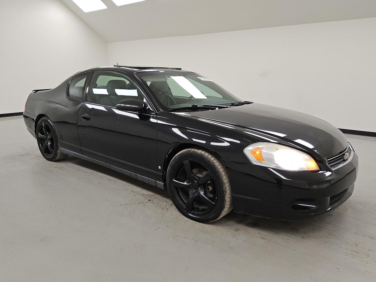 2006 Chevrolet Monte Carlo Ls Black vin: 2G1WJ15K169419005 Damage: Fluid Level Coolant, Low Fluid, Unacceptable