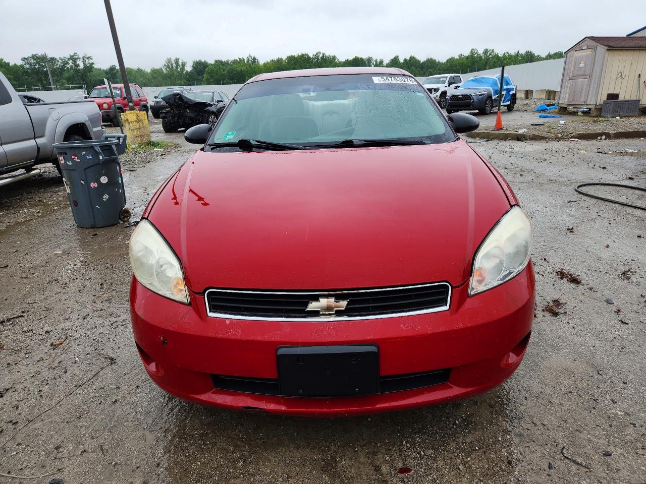 2007 Chevrolet Monte Carlo Ls Red vin: 2G1WJ15K279377557
