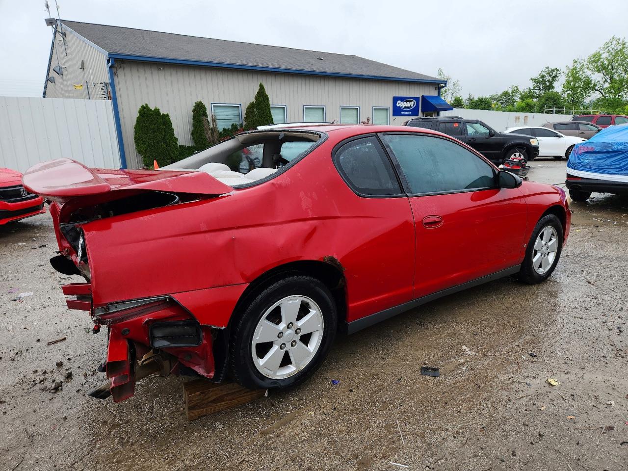 2007 Chevrolet Monte Carlo Ls Red vin: 2G1WJ15K279377557