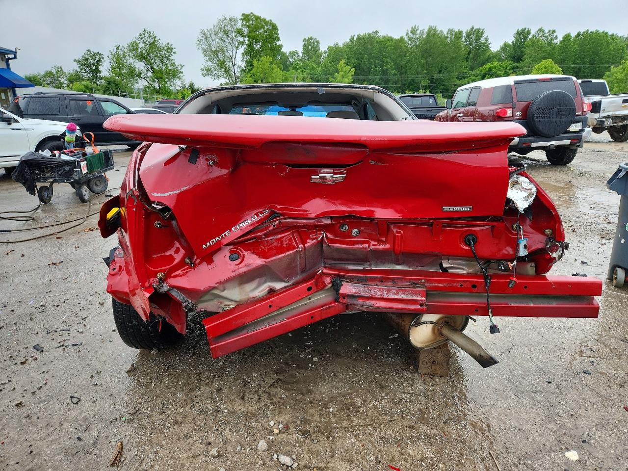 2007 Chevrolet Monte Carlo Ls Red vin: 2G1WJ15K279377557