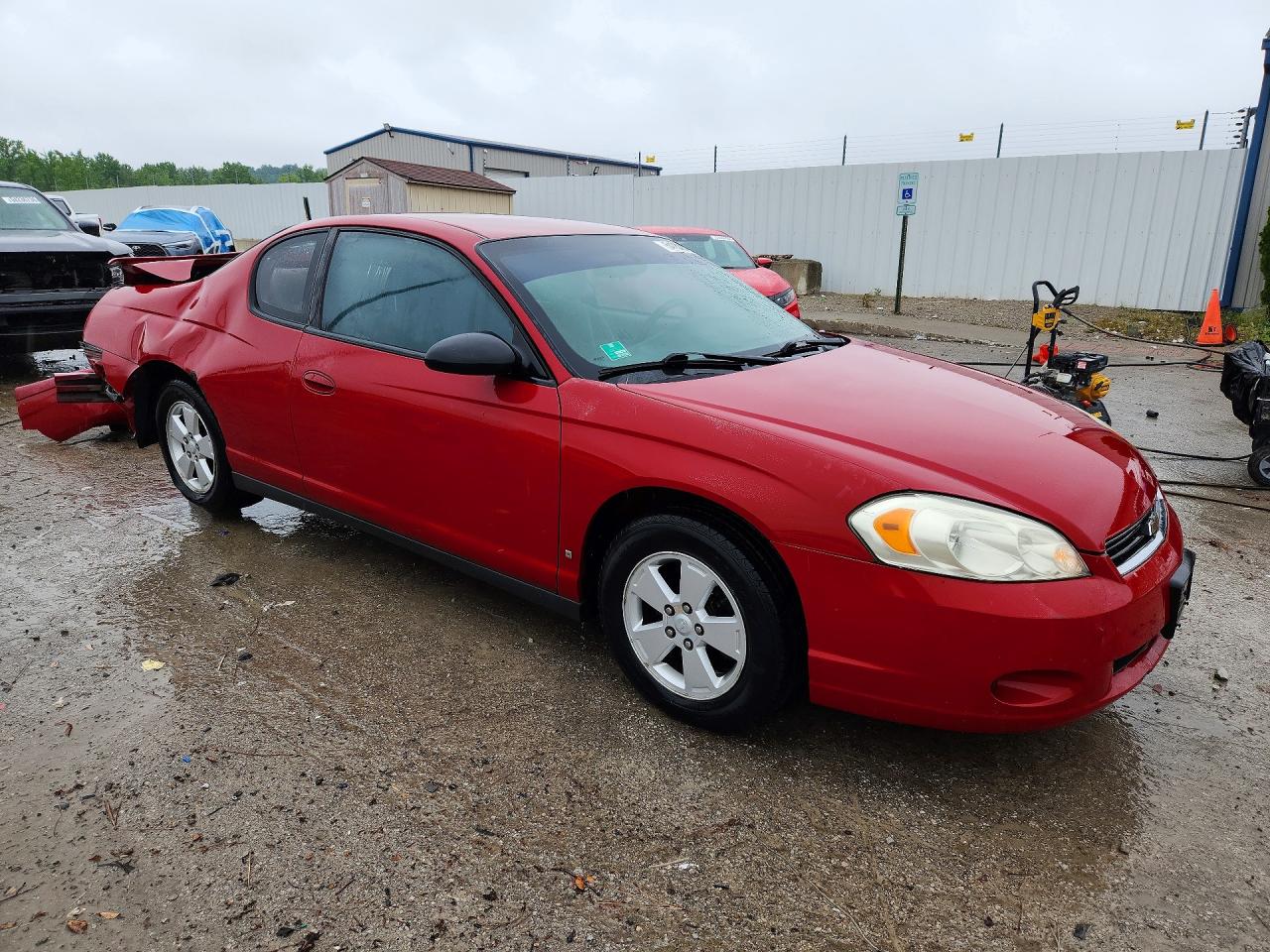 2007 Chevrolet Monte Carlo Ls Red vin: 2G1WJ15K279377557