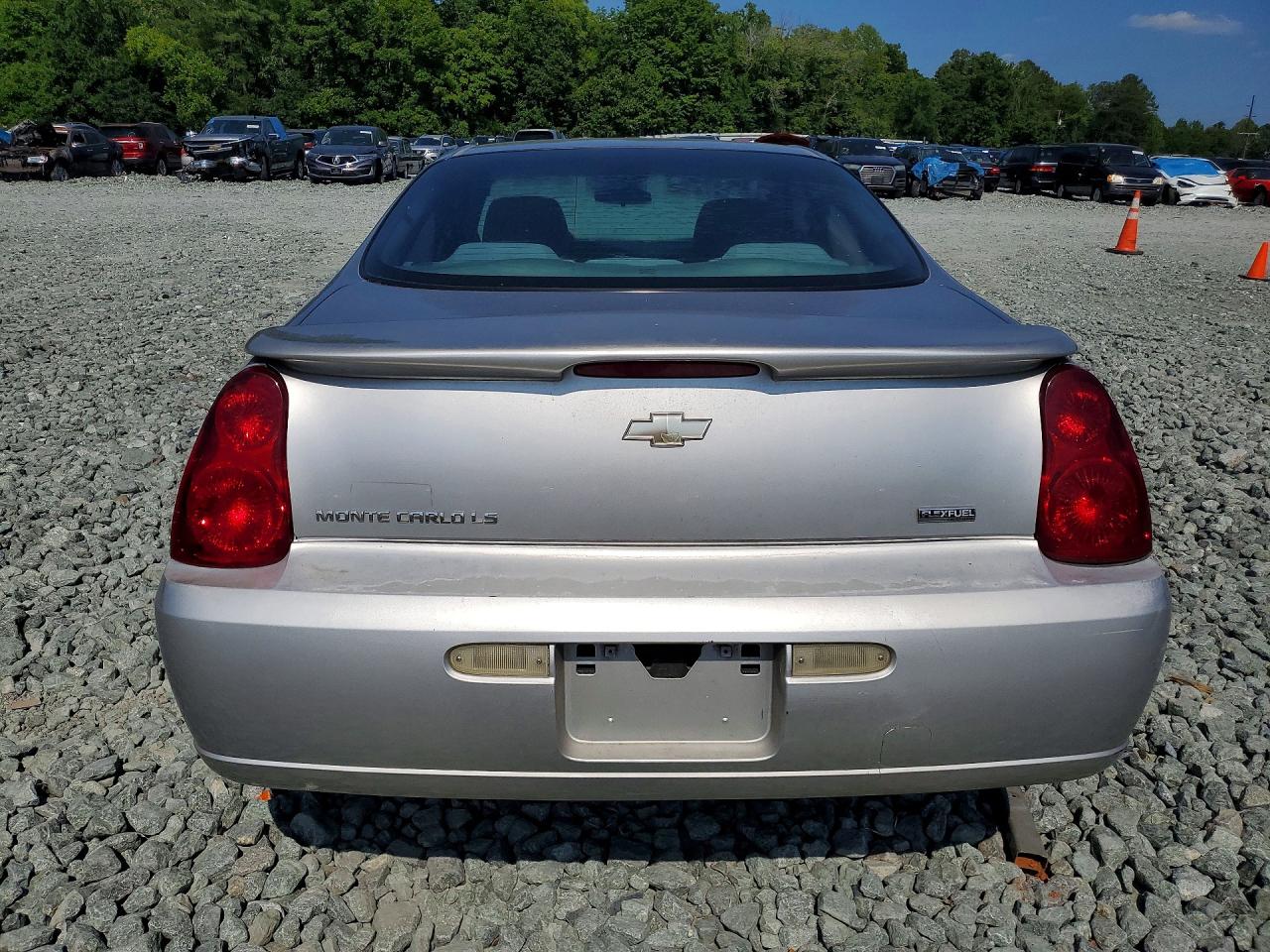 2007 Chevrolet Monte Carlo Ls Silver vin: 2G1WJ15K479119539
