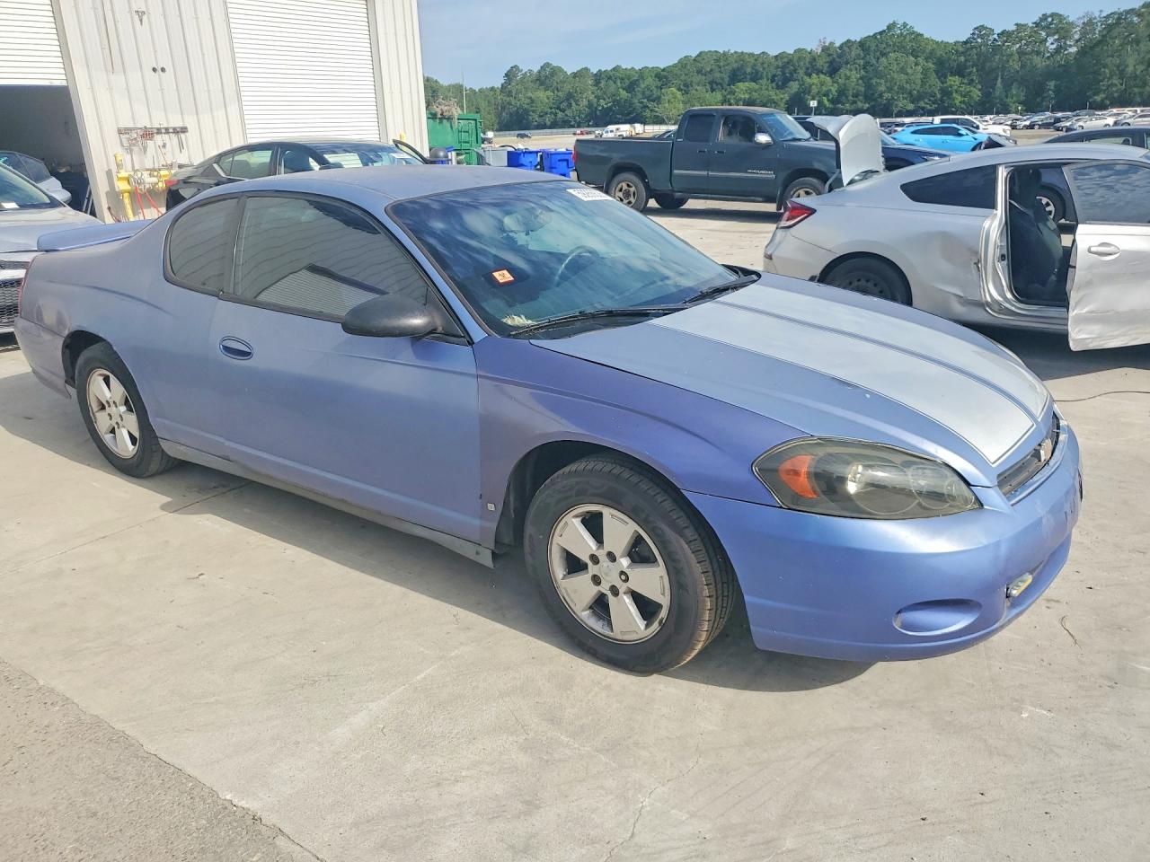 2006 Chevrolet Monte Carlo Ls Синий vin: 2G1WJ15K869307754