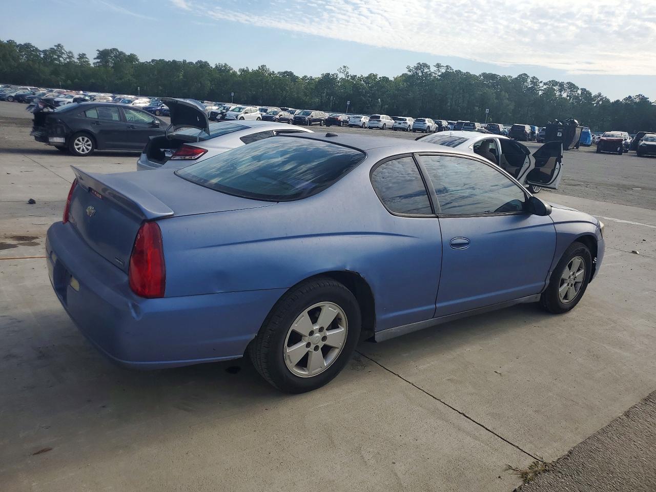 2006 Chevrolet Monte Carlo Ls Синий vin: 2G1WJ15K869307754