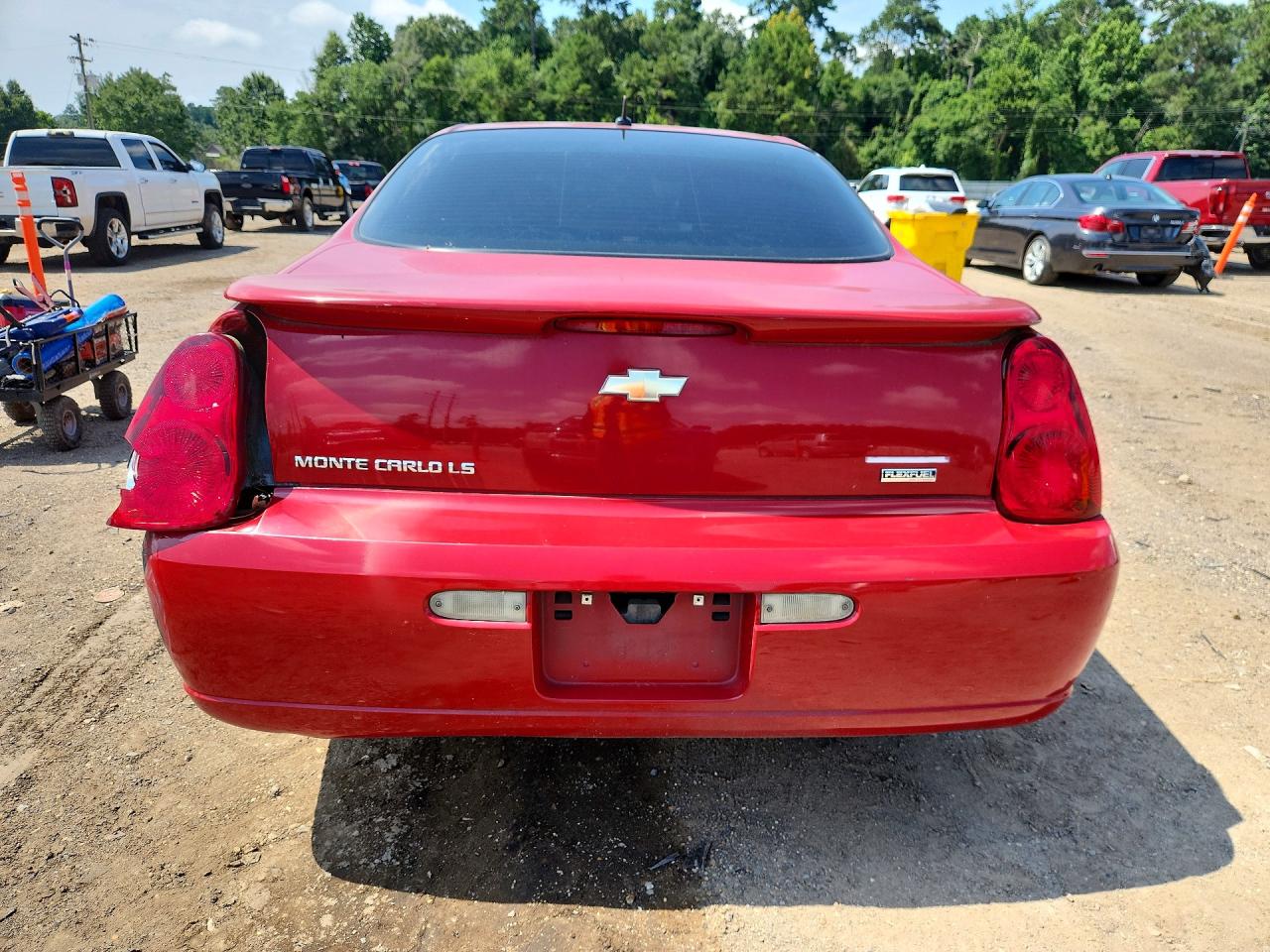 2007 Chevrolet Monte Carlo Ls Red vin: 2G1WJ15K979293767