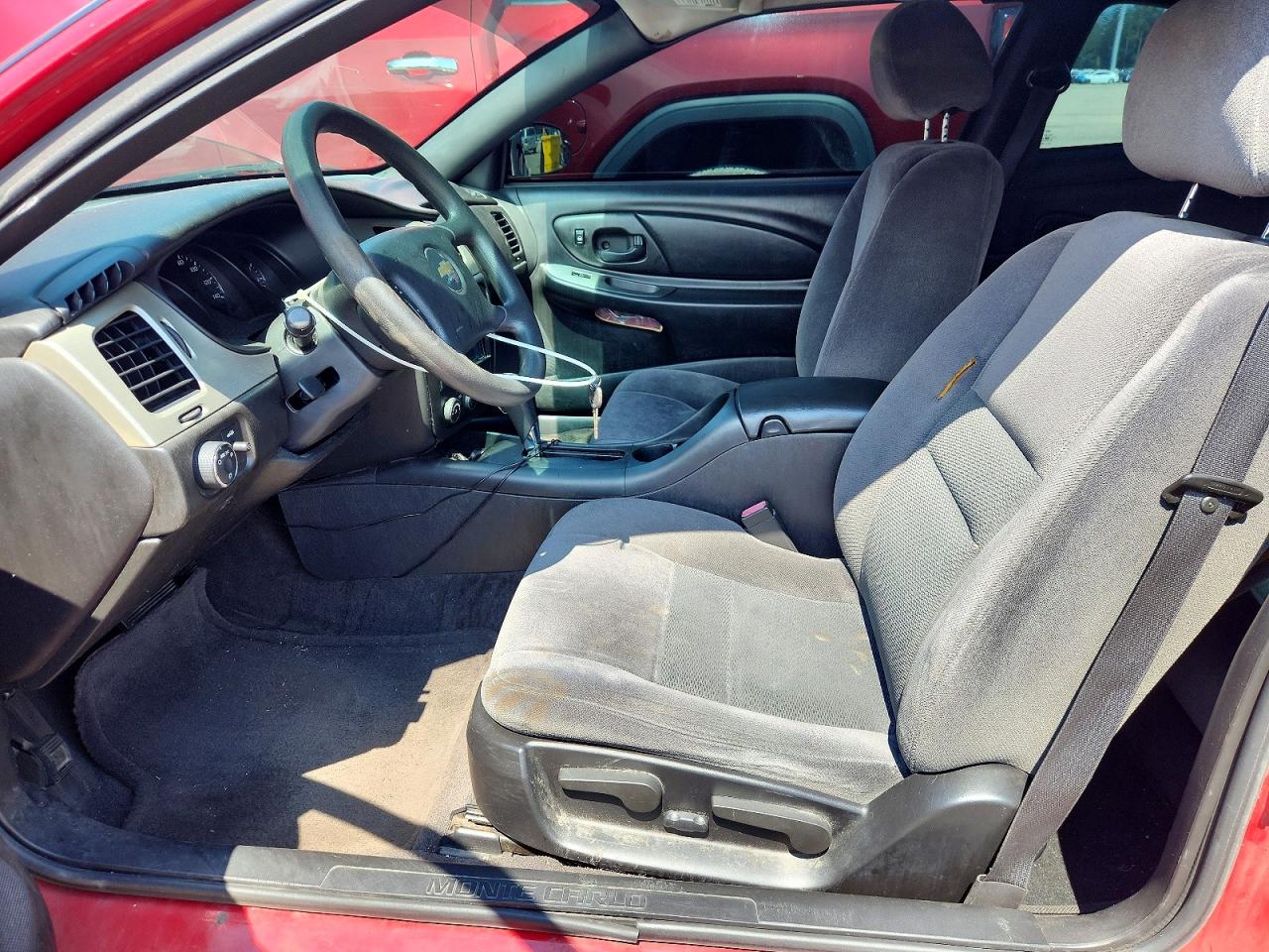 2007 Chevrolet Monte Carlo Ls Red vin: 2G1WJ15K979293767