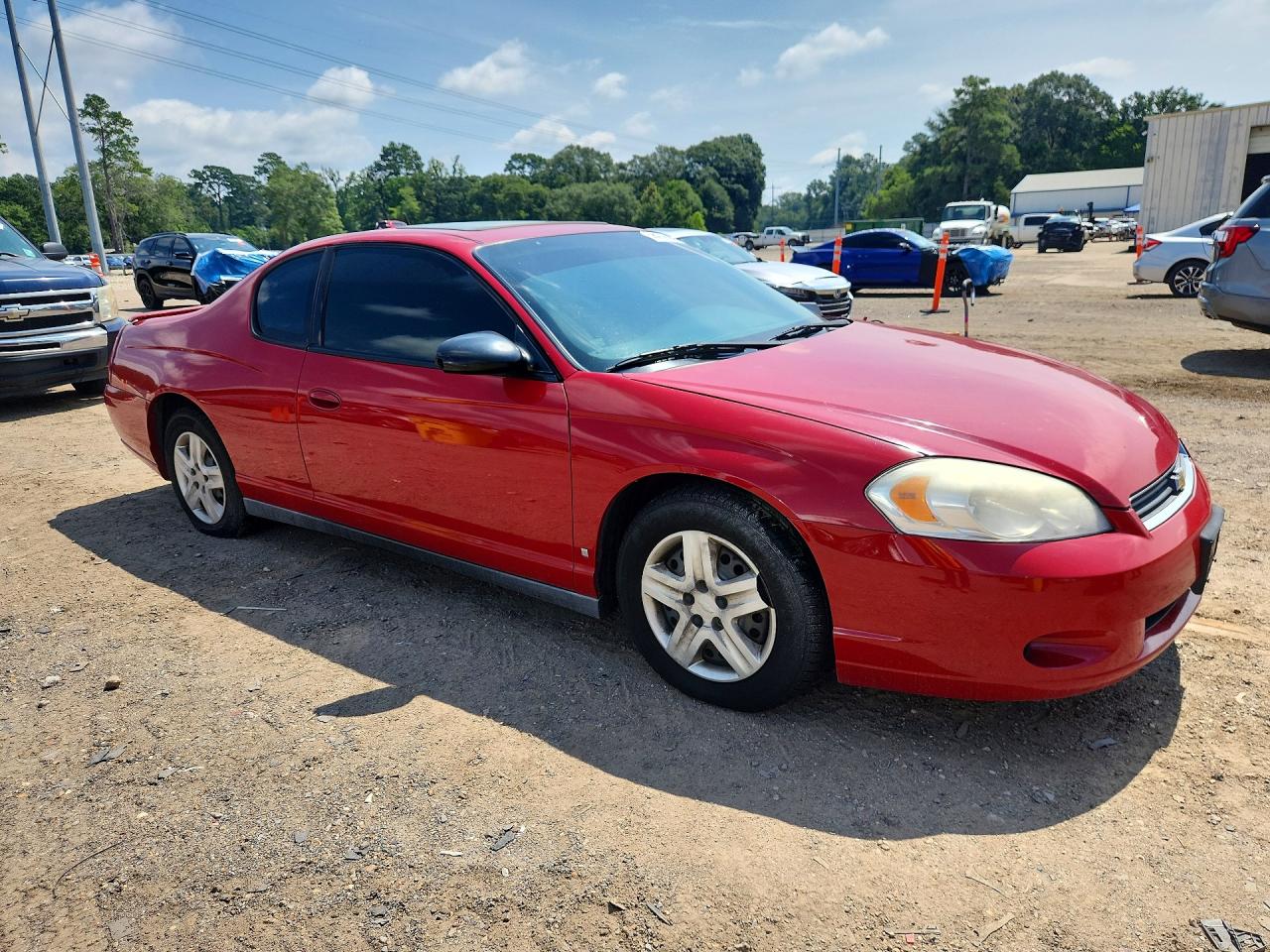 2007 Chevrolet Monte Carlo Ls Red vin: 2G1WJ15K979293767