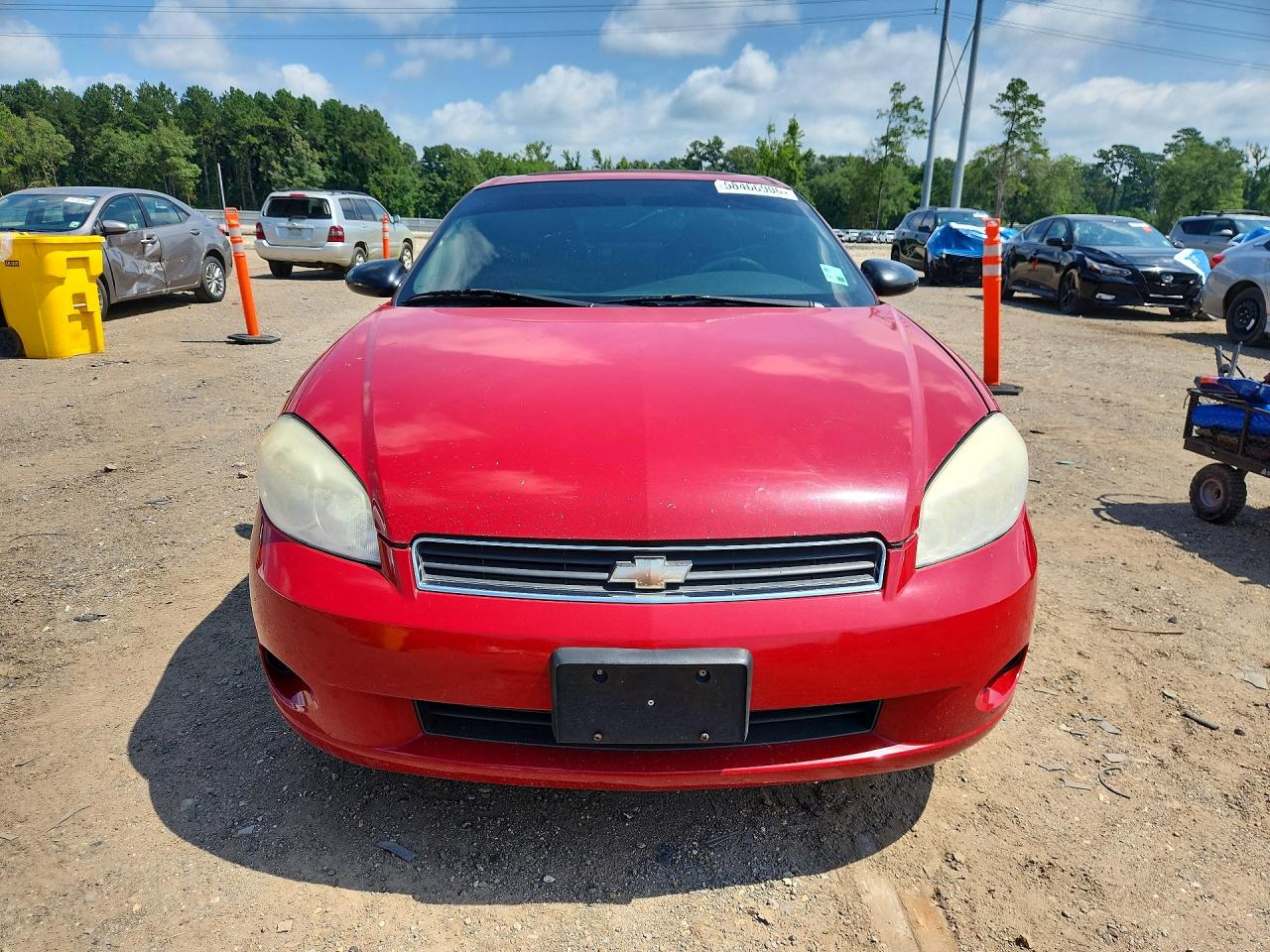 2007 Chevrolet Monte Carlo Ls Red vin: 2G1WJ15K979293767