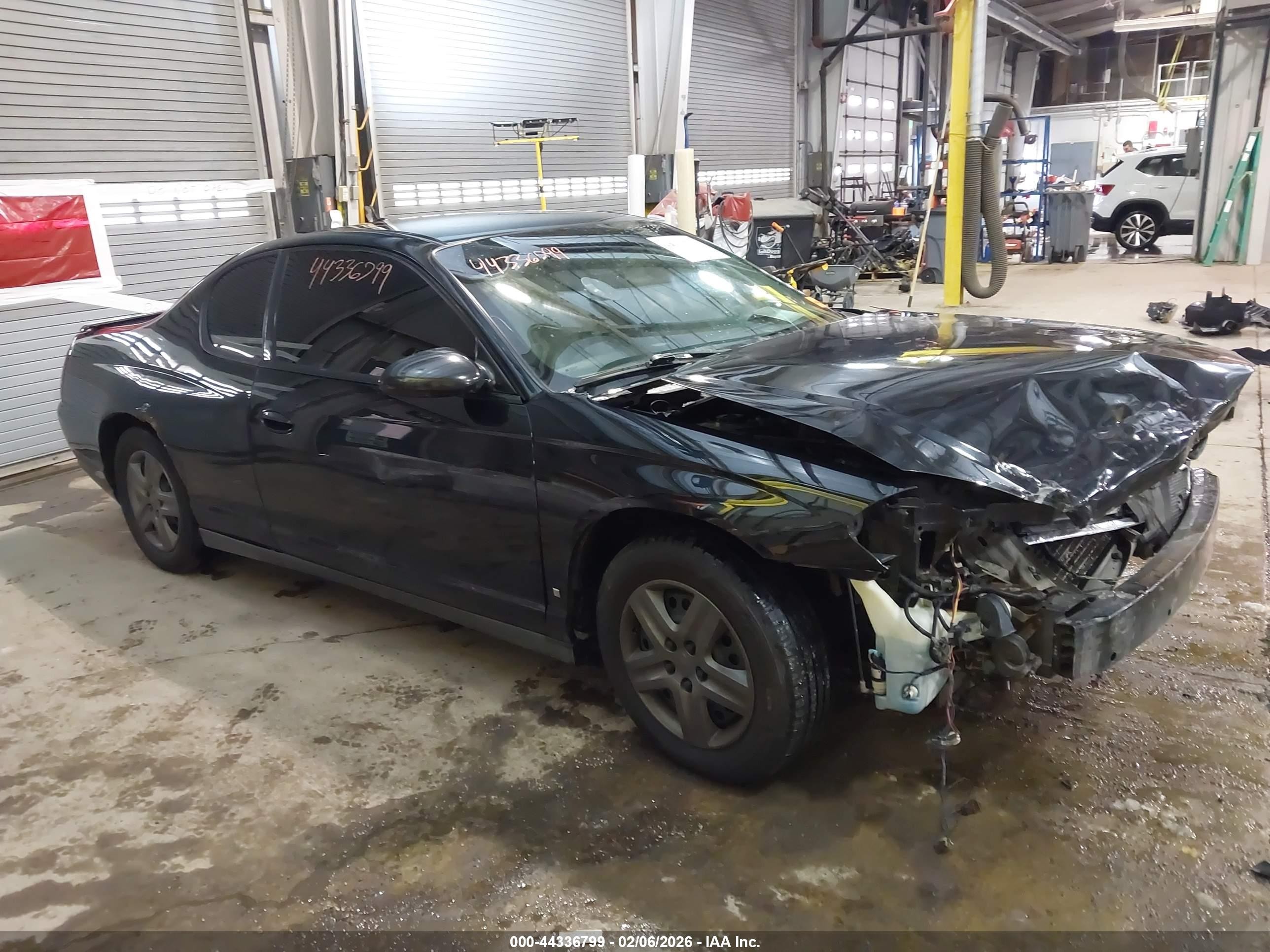 2007 Chevrolet Monte Carlo Ls Black vin: 2G1WJ15KX79307353