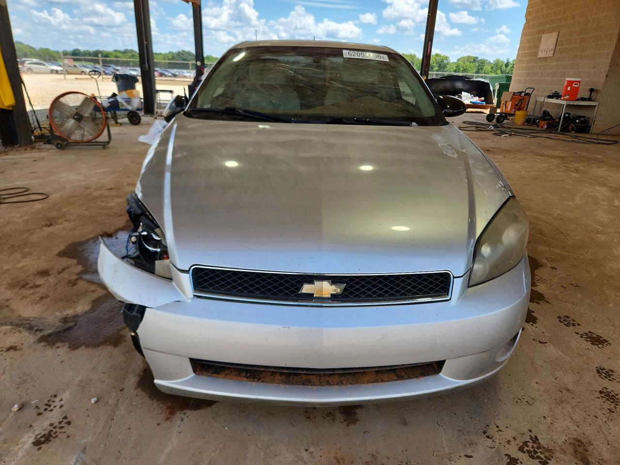 2006 Chevrolet Monte Carlo Ls Silver vin: 2G1WJ16K769221690