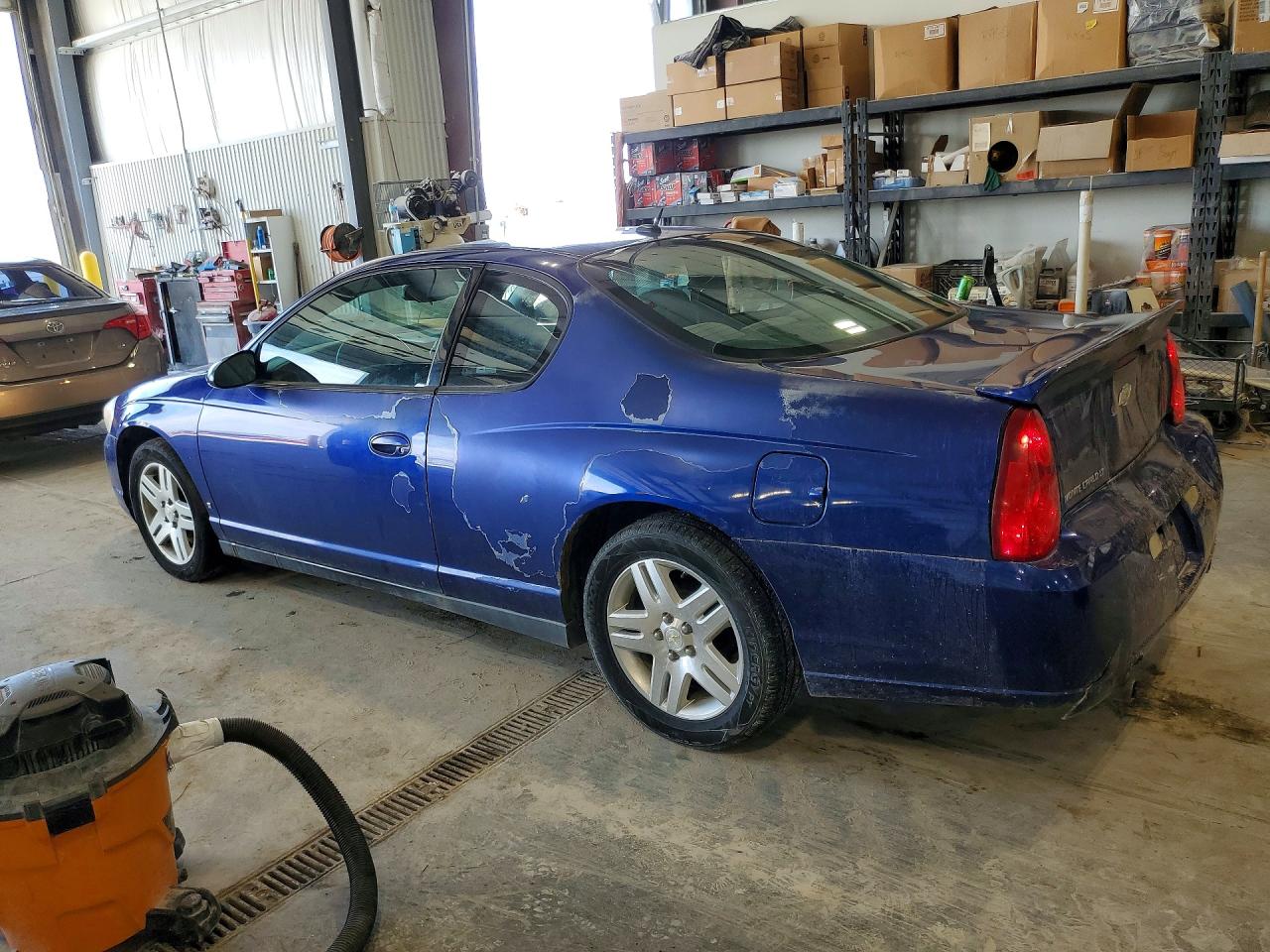 2006 Chevrolet Monte Carlo Lt Blue vin: 2G1WK151269170878