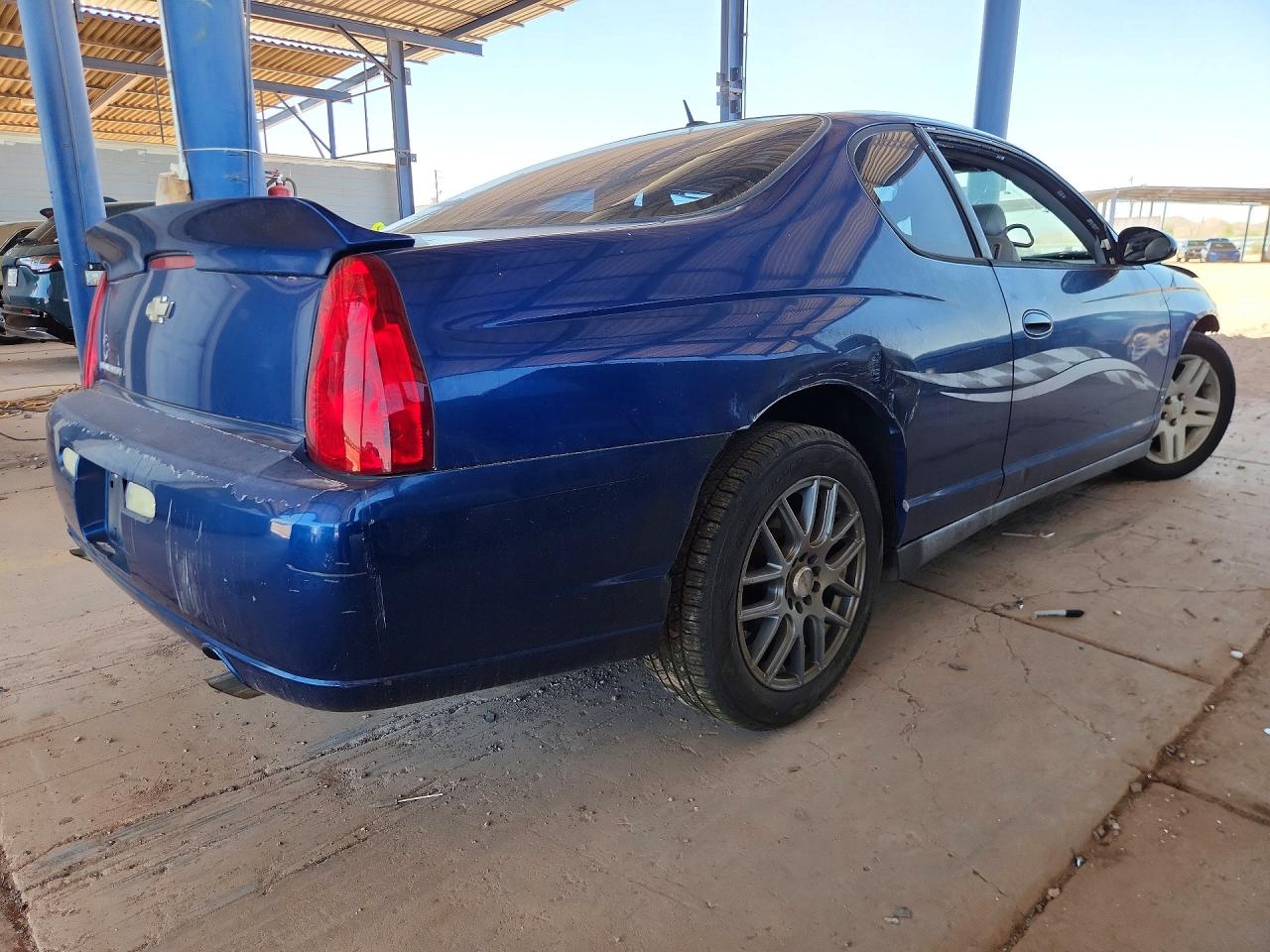 2006 Chevrolet Monte Carlo Blue vin: 2G1WK151269219979