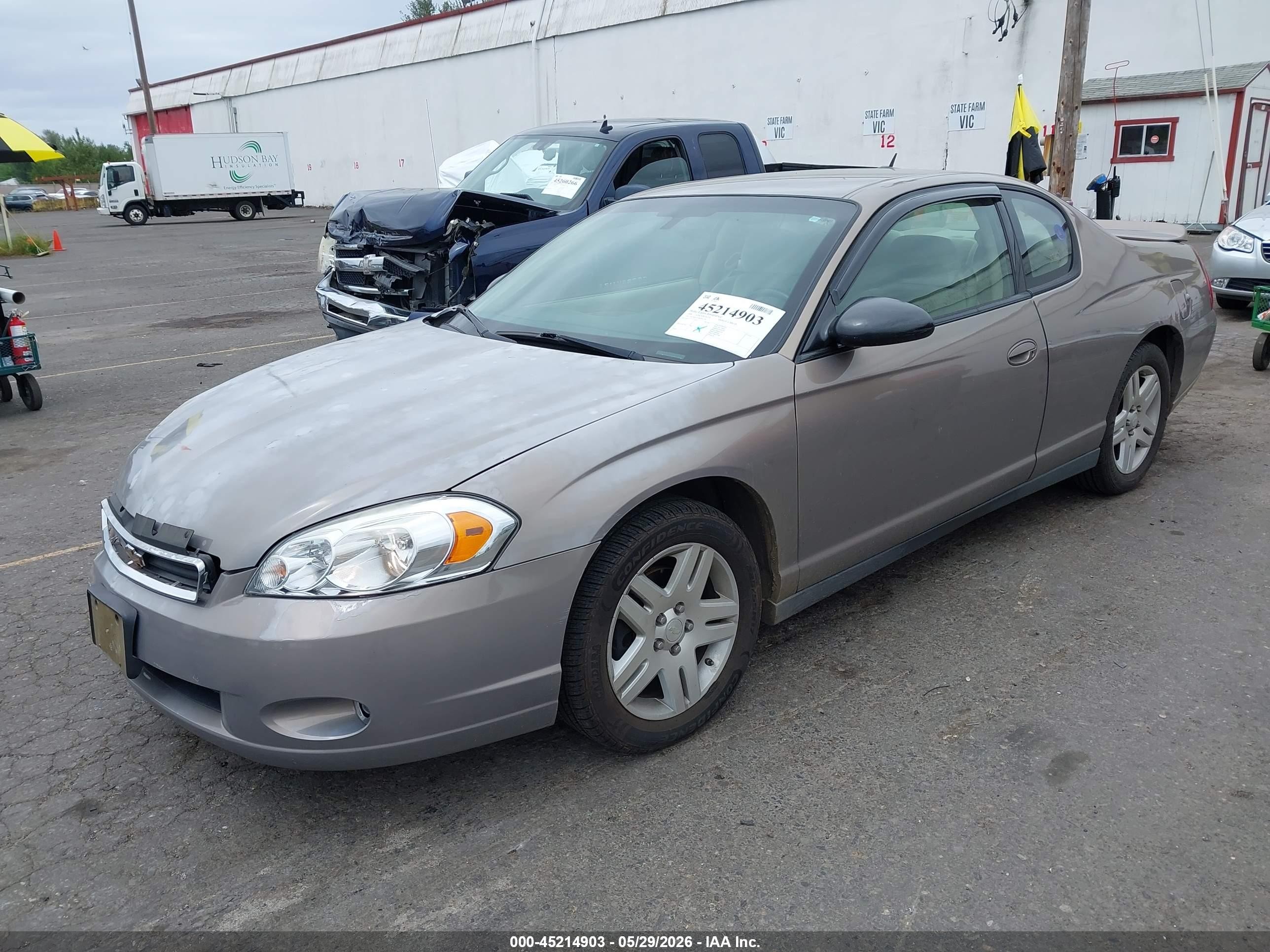 2006 Chevrolet Monte Carlo Lt Brown vin: 2G1WK151969301224