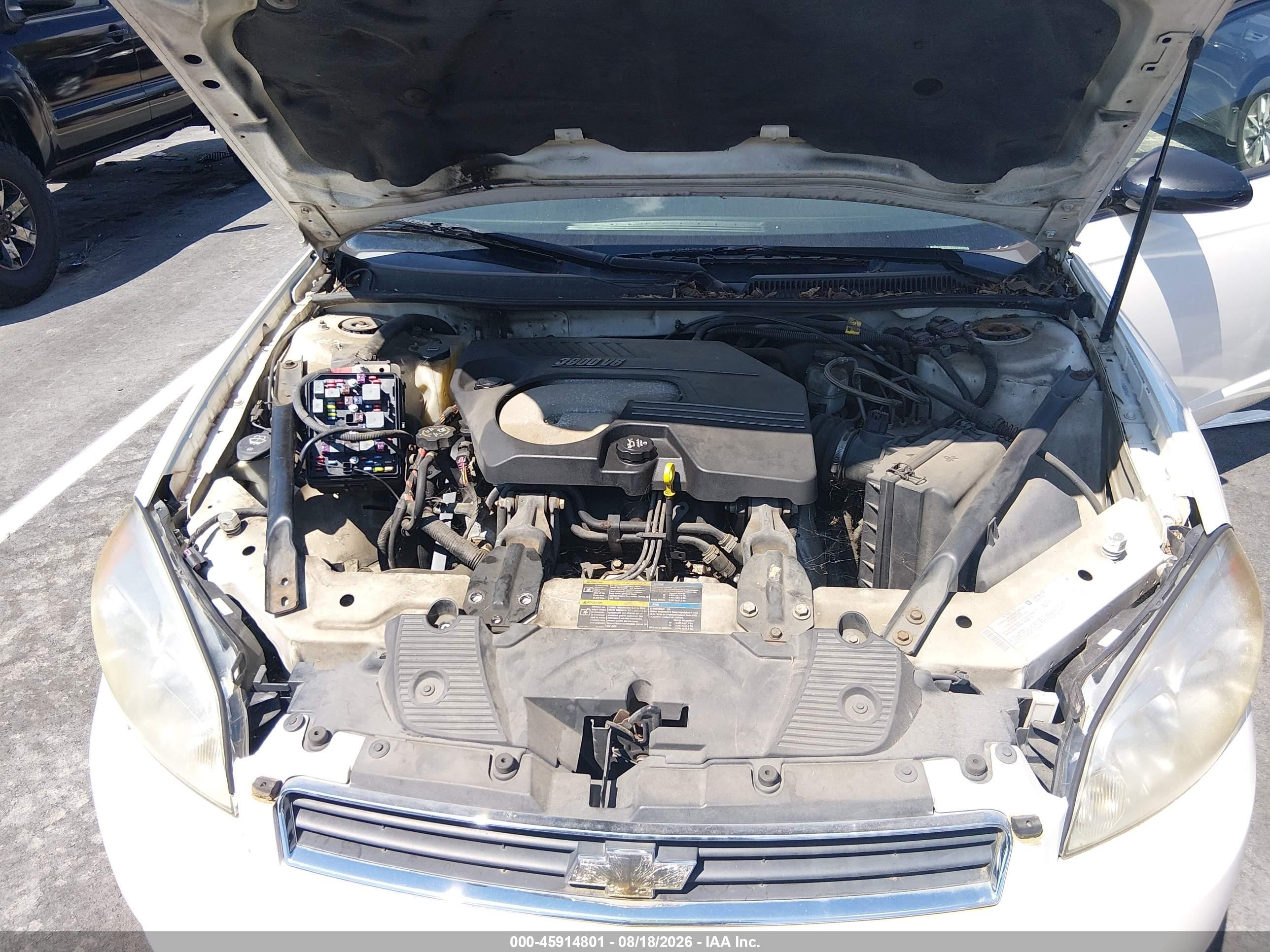 2006 Chevrolet Monte Carlo Lt White vin: 2G1WK151X69338301