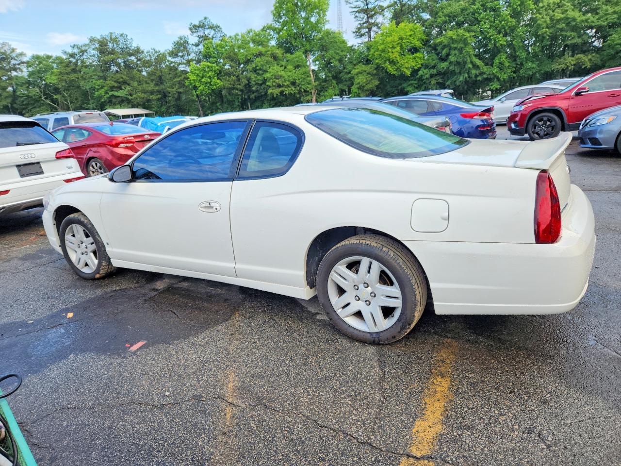 2007 Chevrolet Monte Carlo Lt White vin: 2G1WK15K279419660