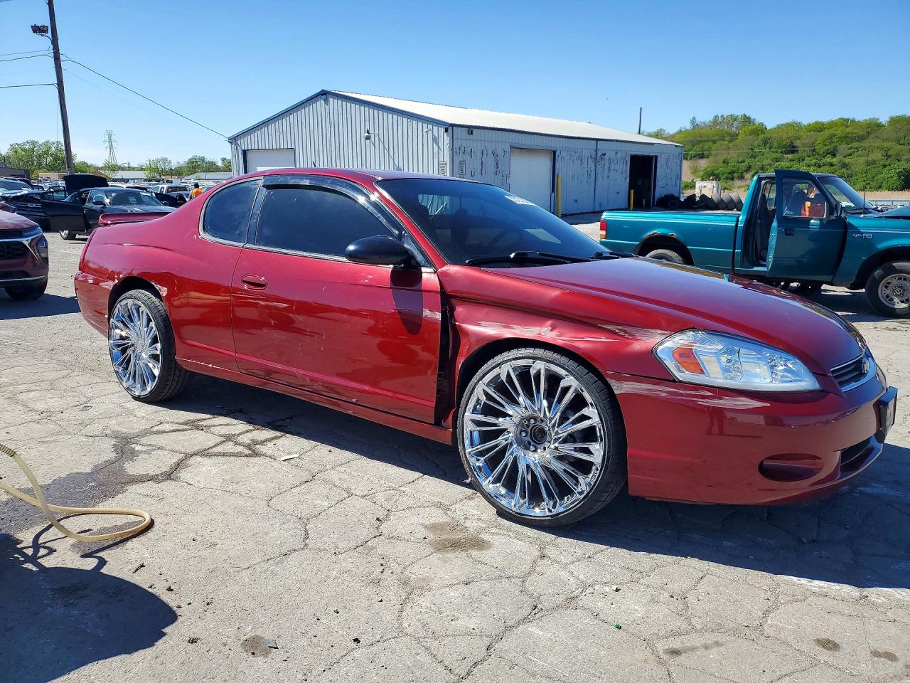 2007 Chevrolet Monte Carlo Lt Maroon vin: 2G1WK15K479375015