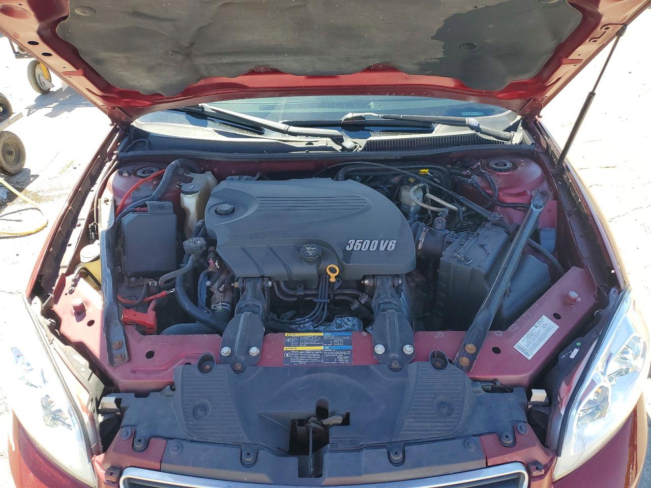 2007 Chevrolet Monte Carlo Lt Maroon vin: 2G1WK15K479375015