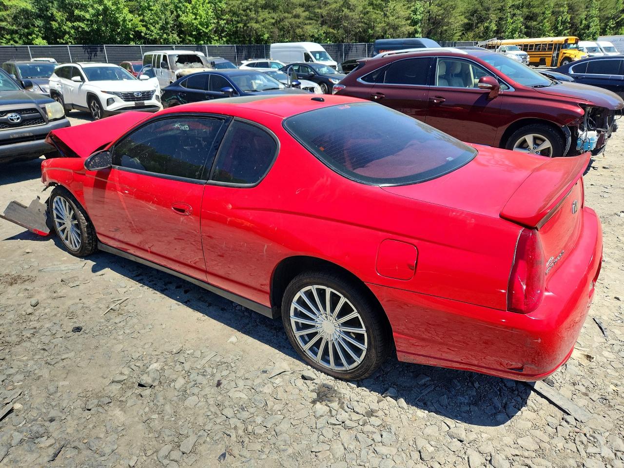 2006 Chevrolet Monte Carlo Lt Red vin: 2G1WK161069243762