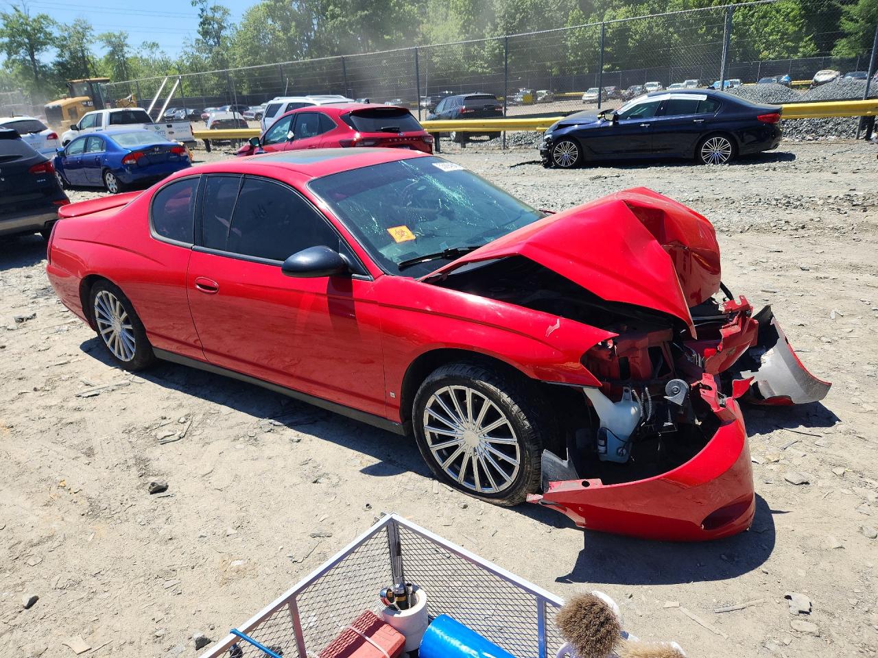 2006 Chevrolet Monte Carlo Lt Red vin: 2G1WK161069243762