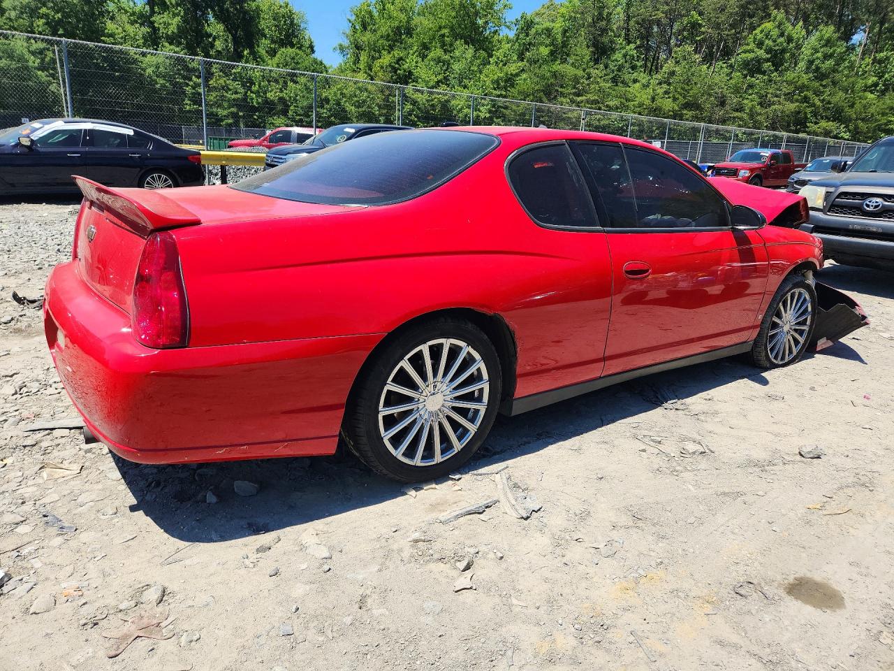 2006 Chevrolet Monte Carlo Lt Red vin: 2G1WK161069243762