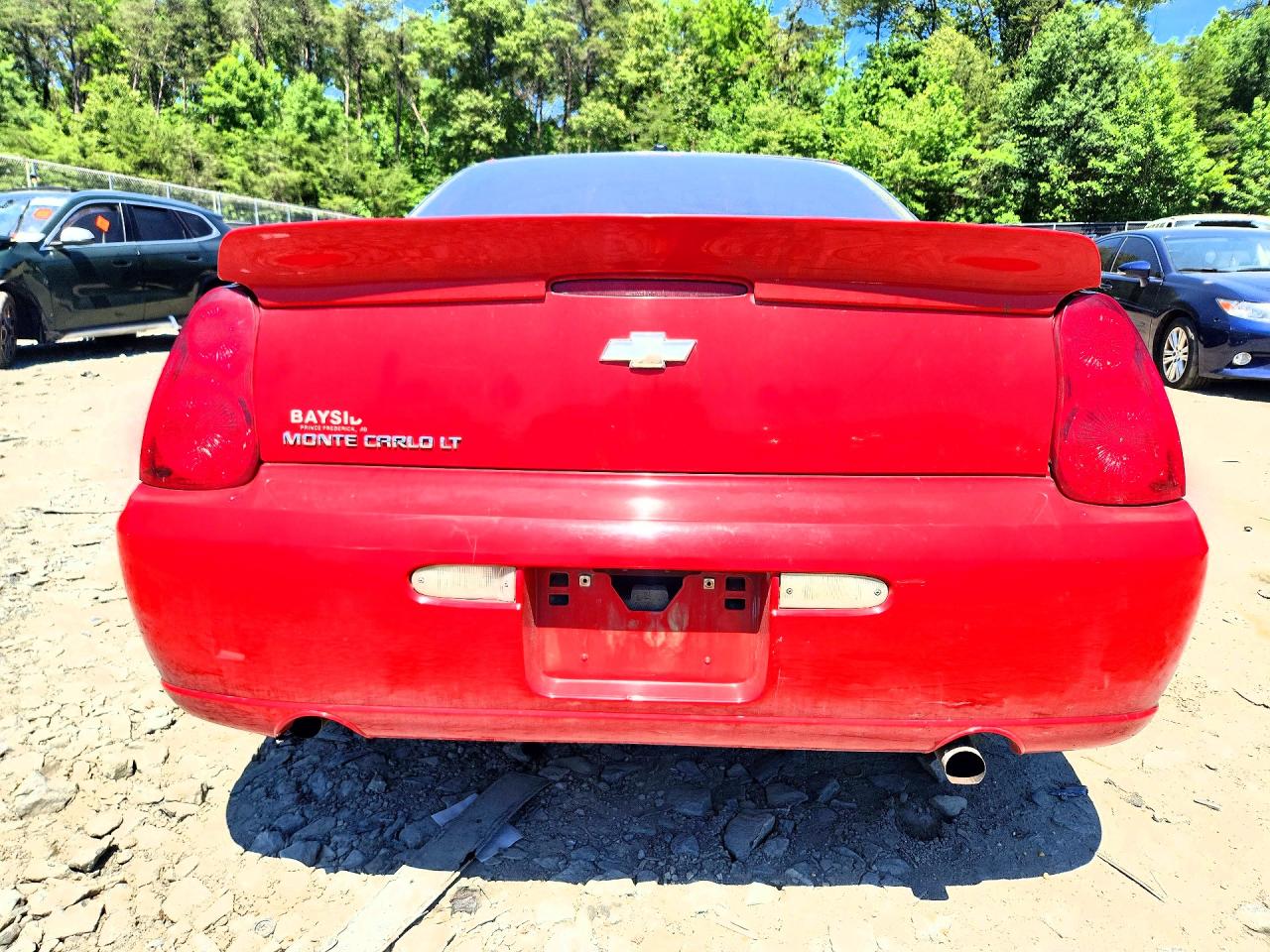 2006 Chevrolet Monte Carlo Lt Red vin: 2G1WK161069243762