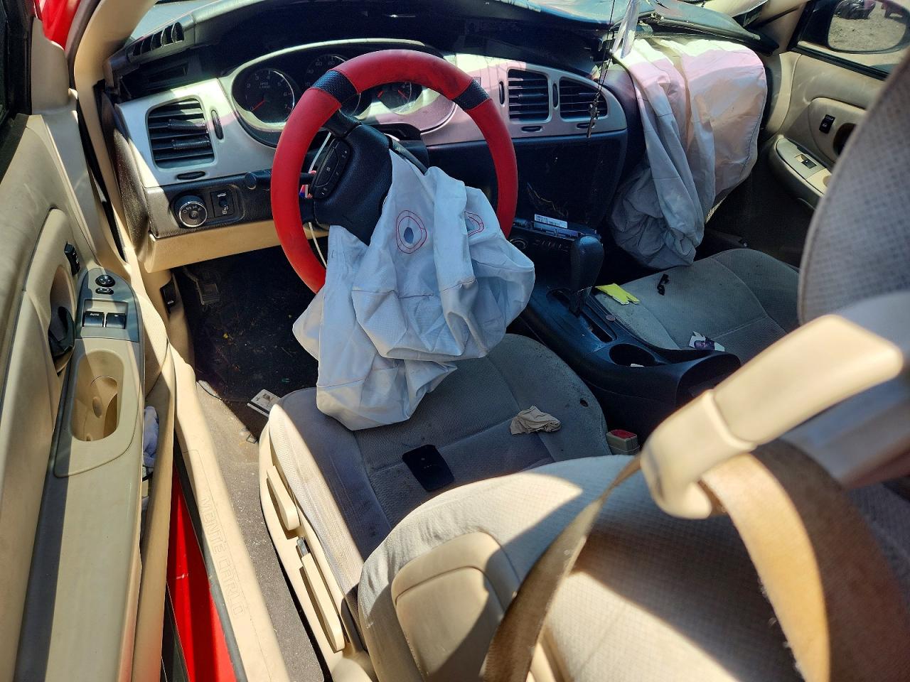 2006 Chevrolet Monte Carlo Lt Red vin: 2G1WK161069243762