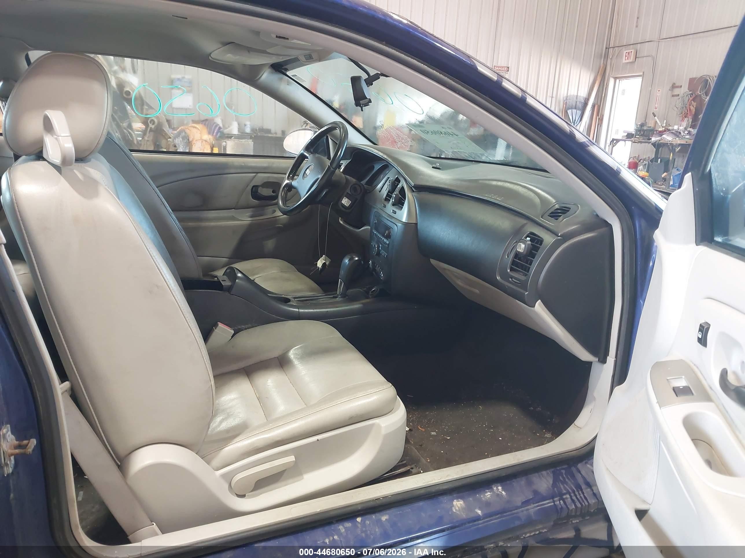 2007 Chevrolet Monte Carlo Ss Blue vin: 2G1WL15C179175148