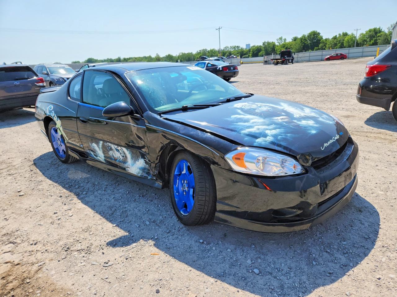 2006 Chevrolet Monte Carlo Ss Black vin: 2G1WL15C569366554