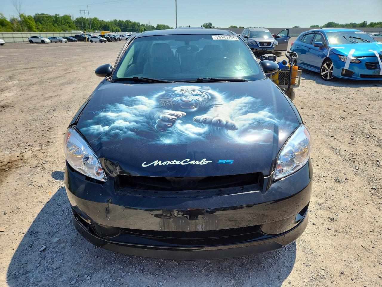 2006 Chevrolet Monte Carlo Ss Black vin: 2G1WL15C569366554