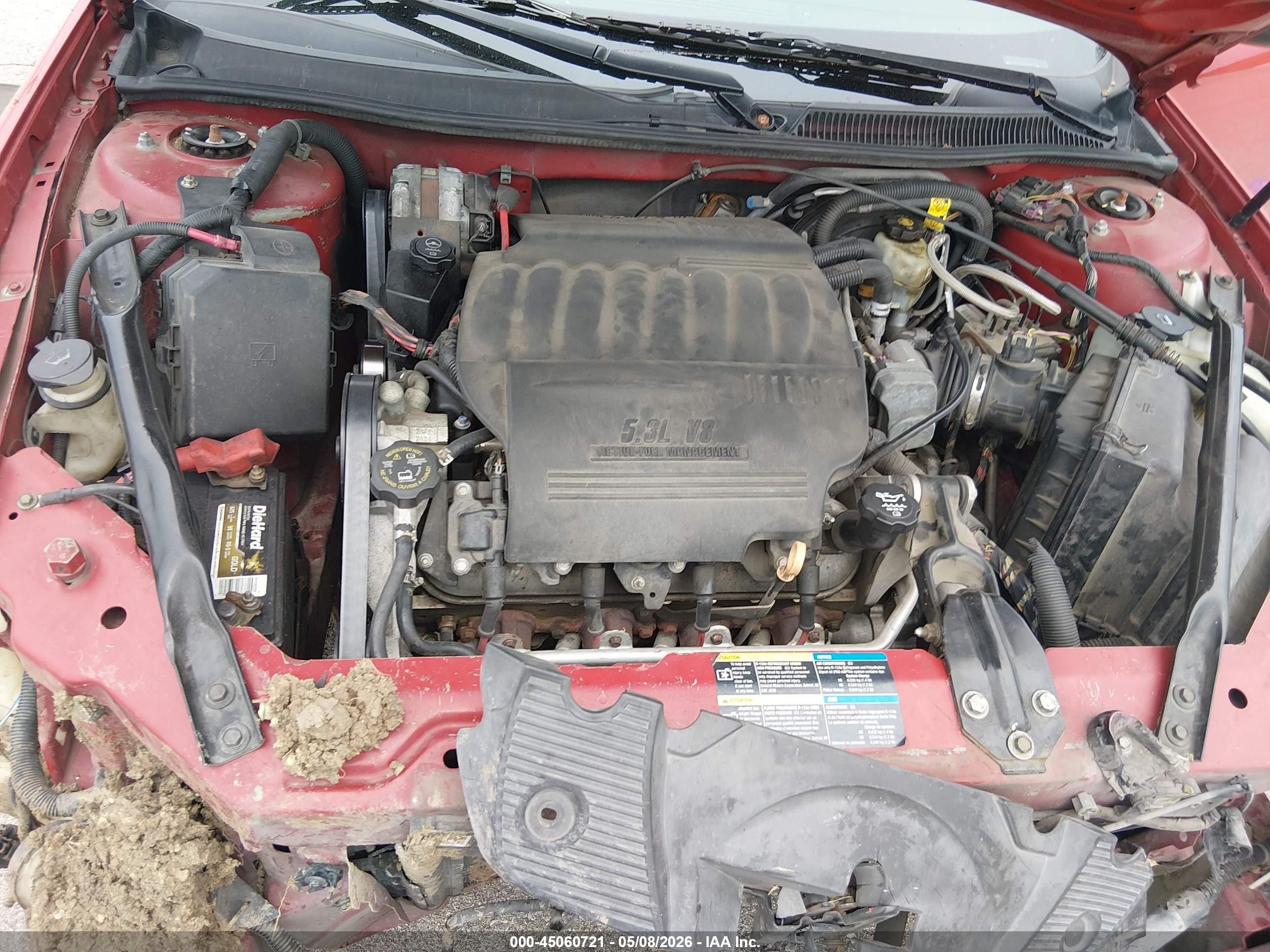 2007 Chevrolet Monte Carlo Ss Red vin: 2G1WL15C579394601