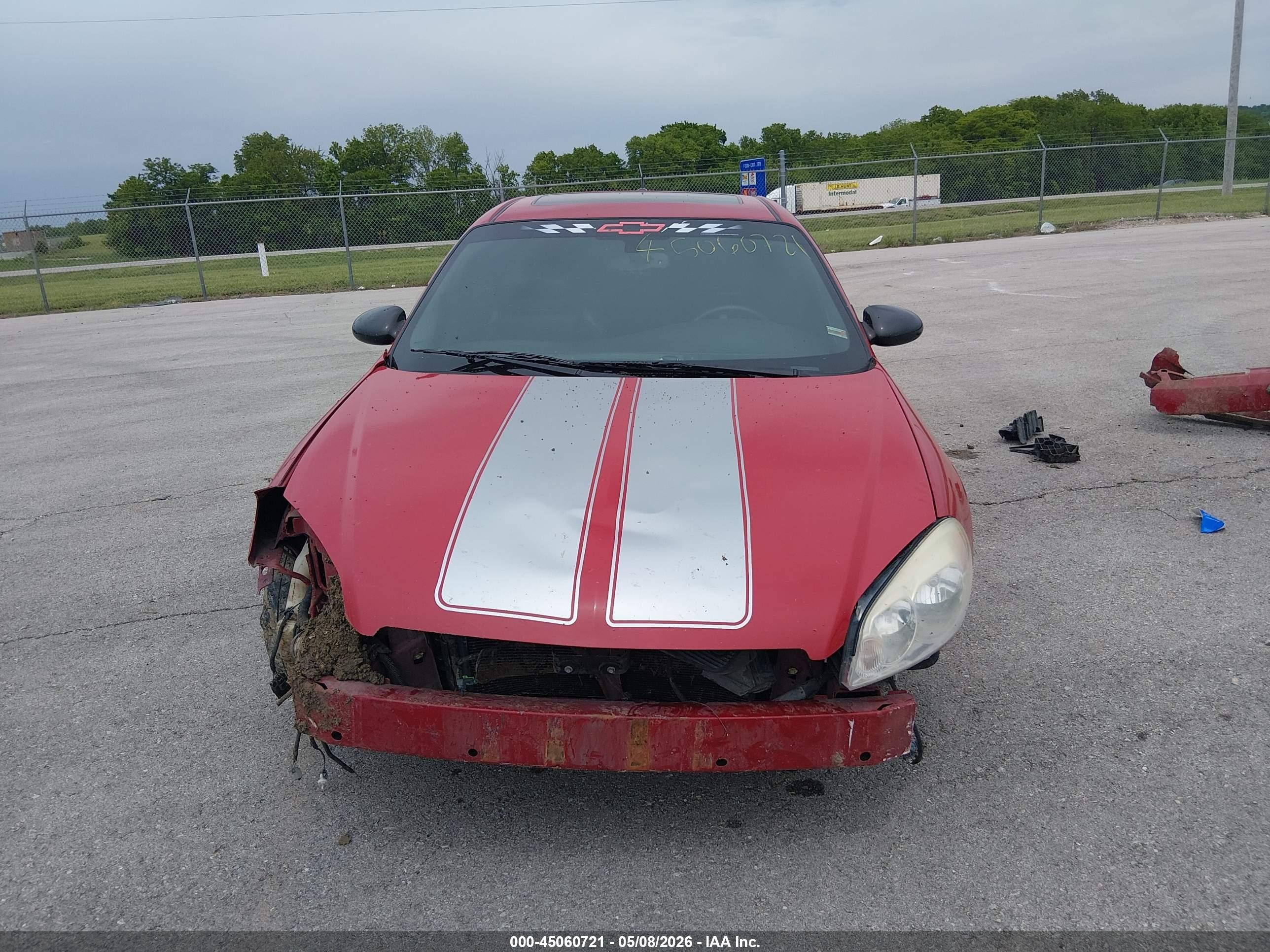 2007 Chevrolet Monte Carlo Ss Red vin: 2G1WL15C579394601