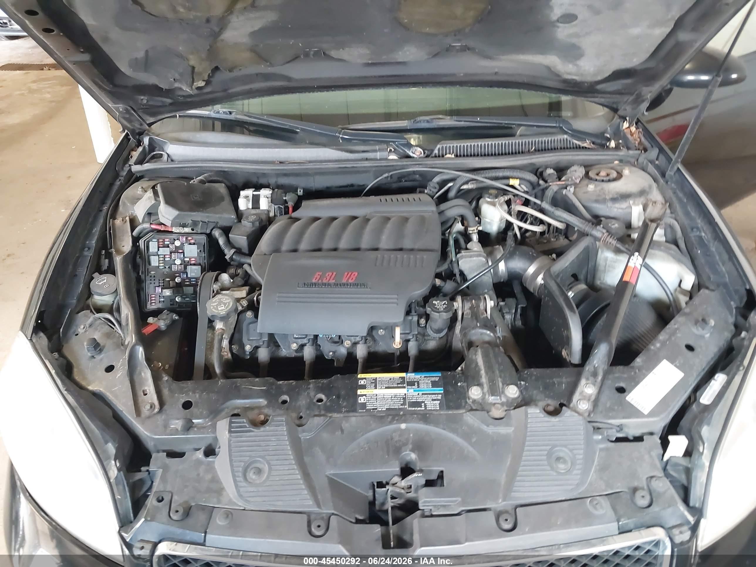 2007 Chevrolet Monte Carlo Ss Black vin: 2G1WL15CX79418343