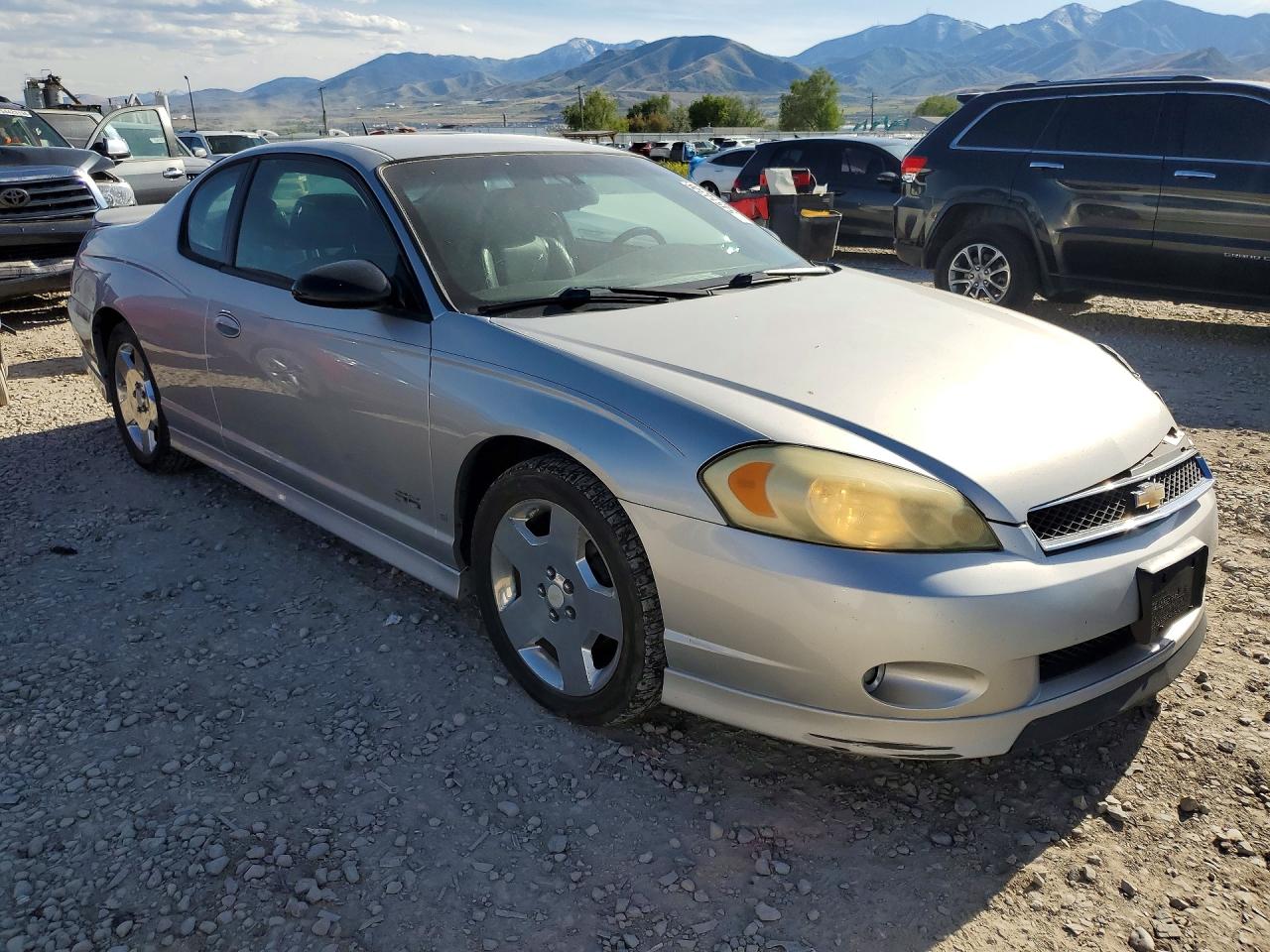 2006 Chevrolet Monte Carlo Ss Silver vin: 2G1WL16C169323246
