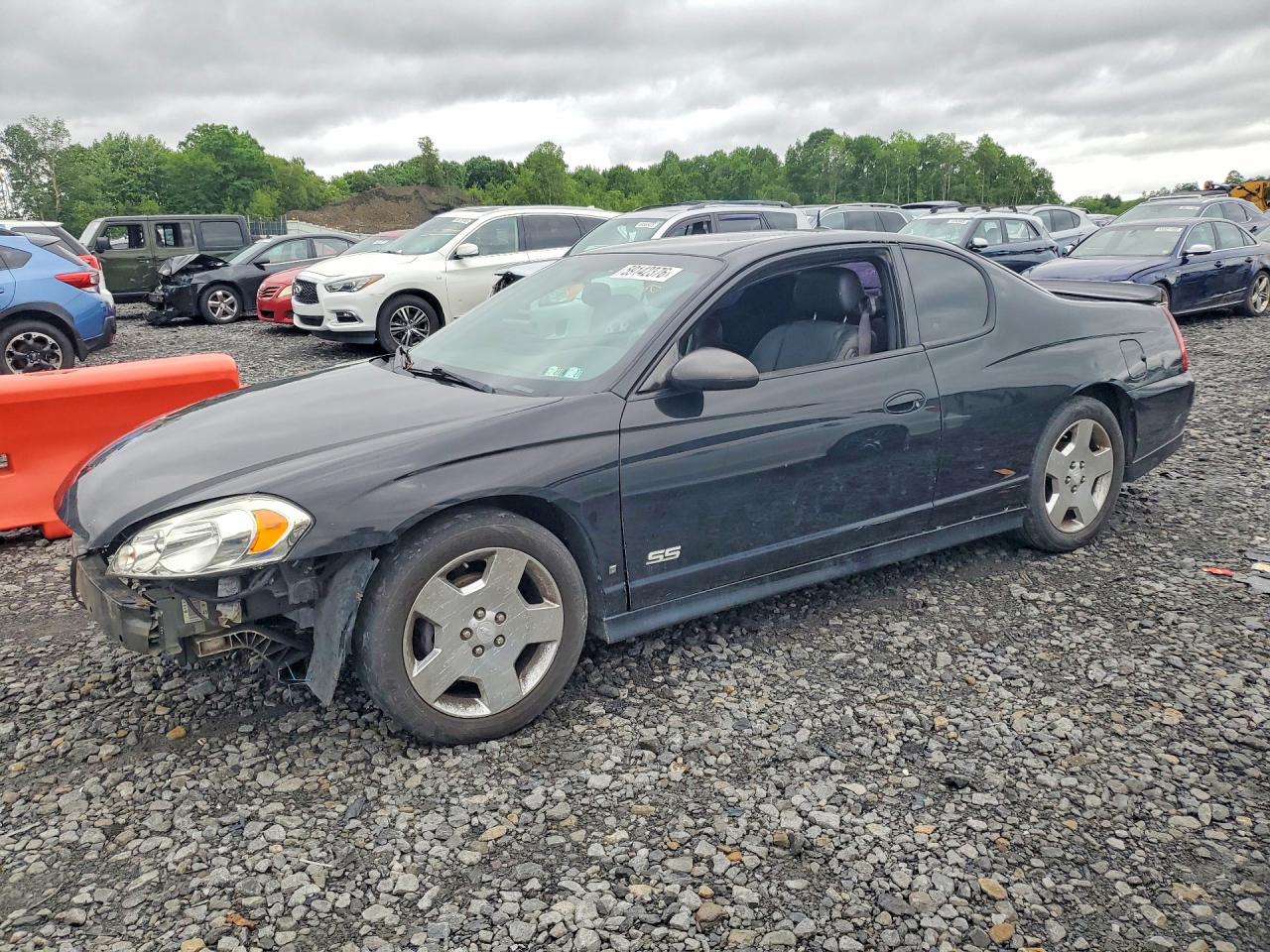 2006 Chevrolet Monte Carlo Ss Черный vin: 2G1WL16C269232177