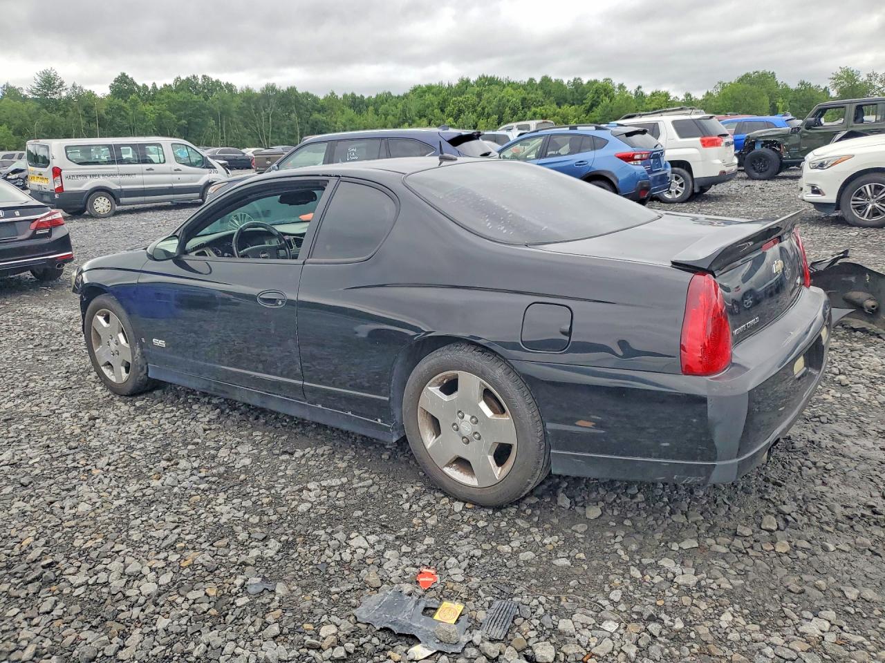 2006 Chevrolet Monte Carlo Ss Black vin: 2G1WL16C269232177