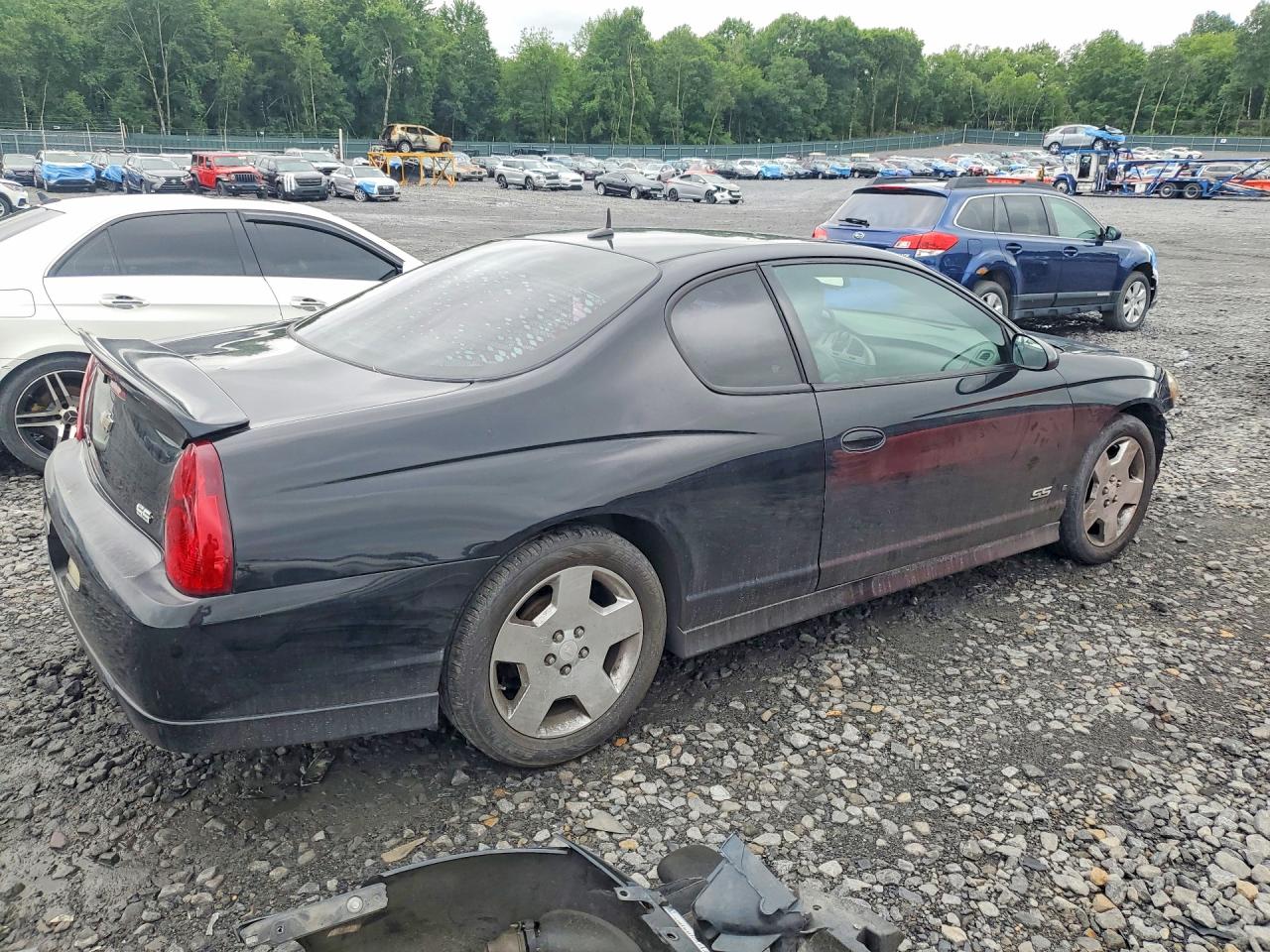 2006 Chevrolet Monte Carlo Ss Black vin: 2G1WL16C269232177