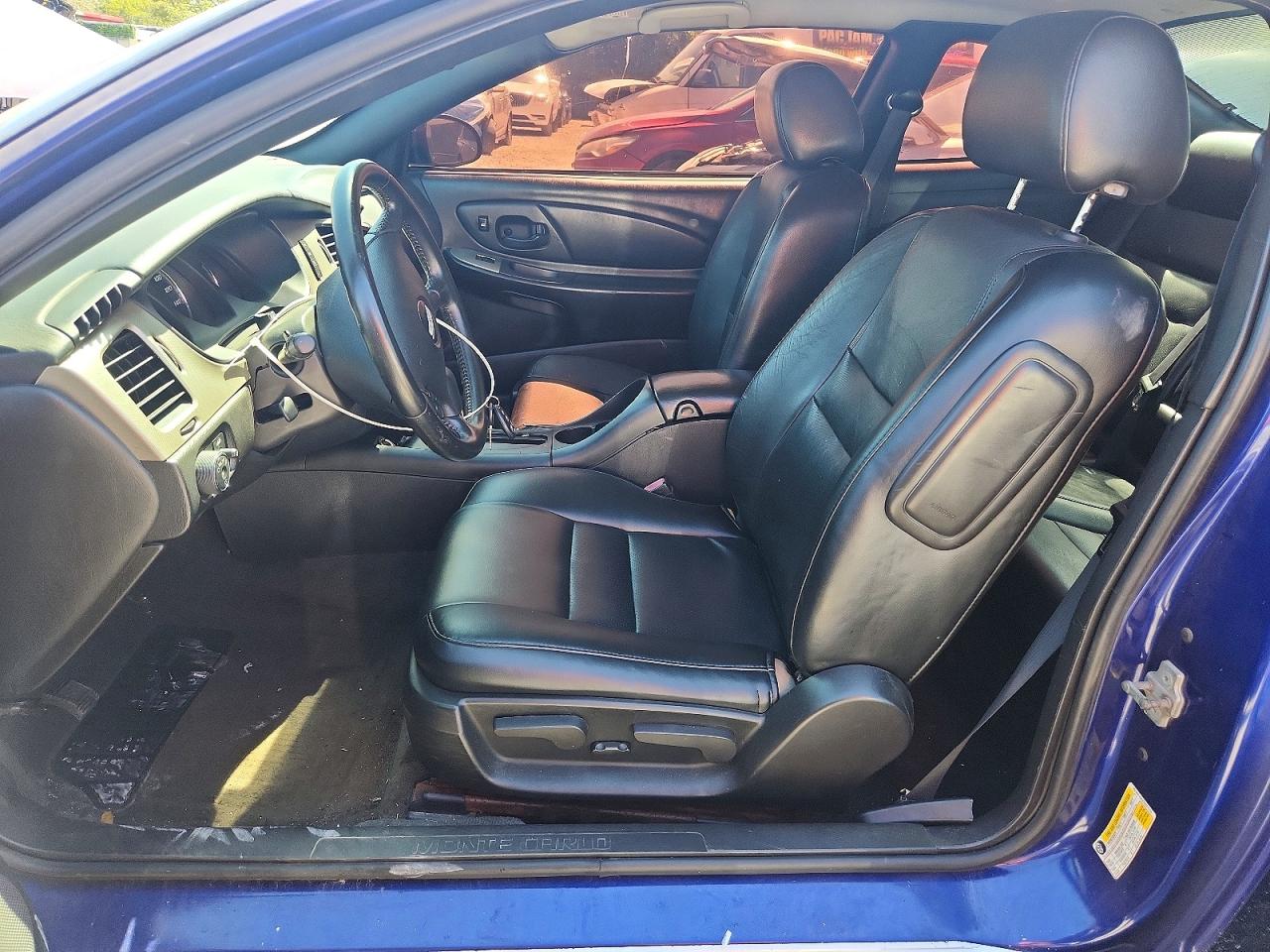 2007 Chevrolet Monte Carlo Ss Blue vin: 2G1WL16C279311110