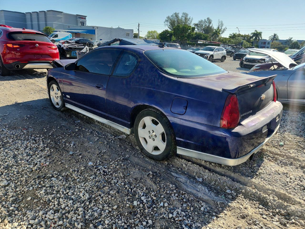 2007 Chevrolet Monte Carlo Ss Blue vin: 2G1WL16C279311110