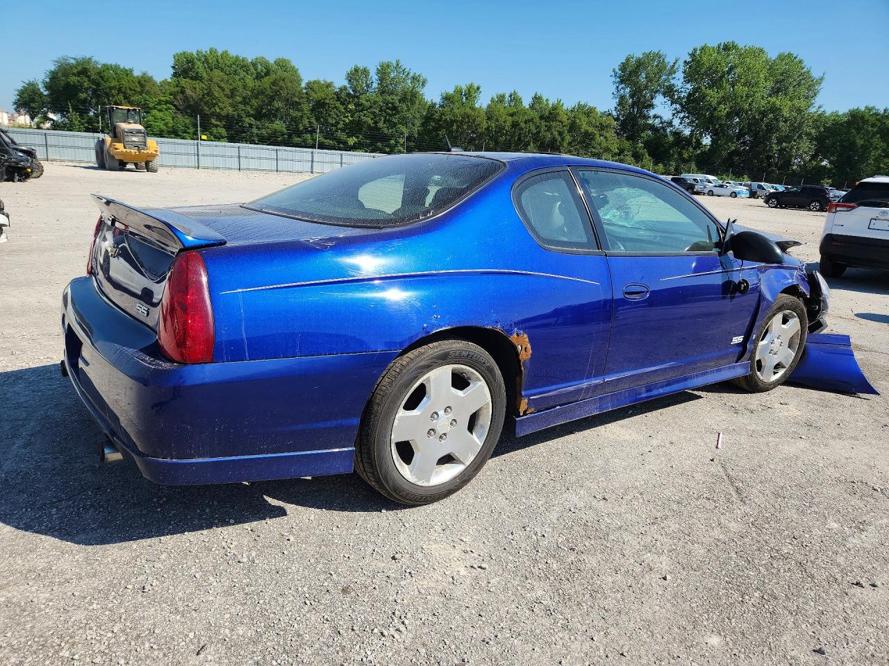 2007 Chevrolet Monte Carlo Ss Синий vin: 2G1WL16C479356047