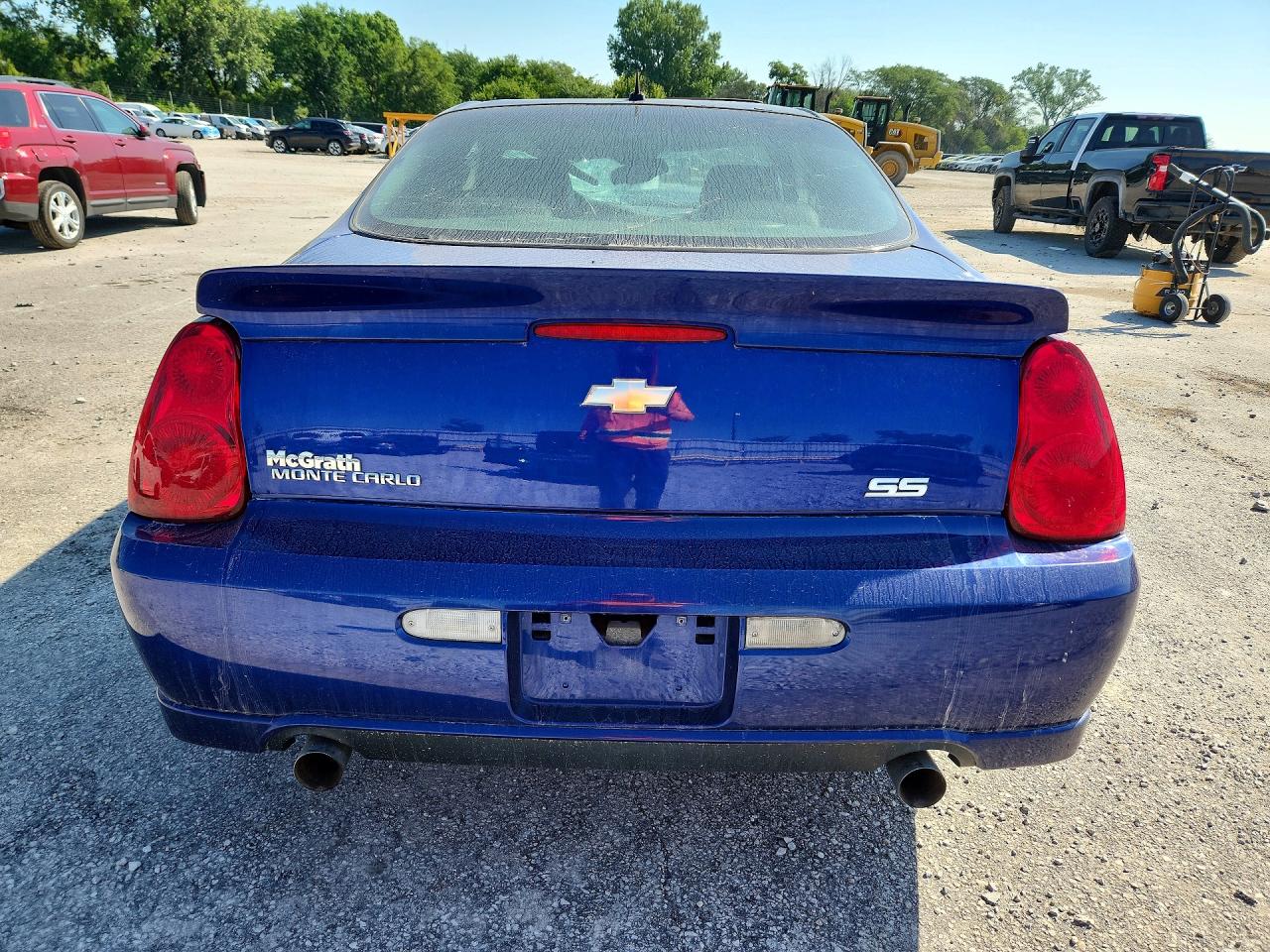 2007 Chevrolet Monte Carlo Ss Синий vin: 2G1WL16C479356047