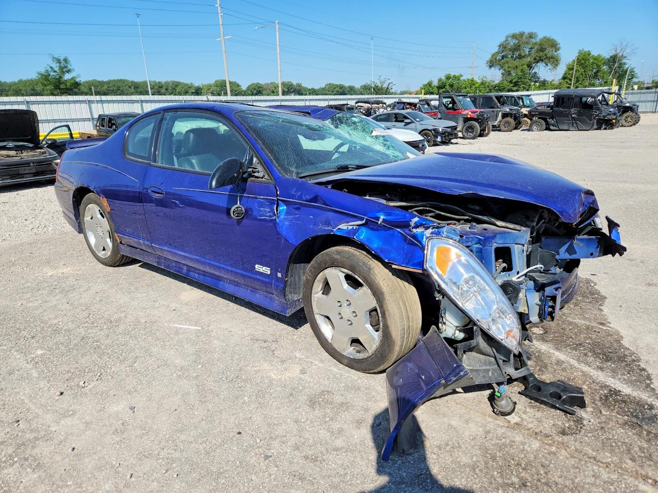 2007 Chevrolet Monte Carlo Ss Синий vin: 2G1WL16C479356047