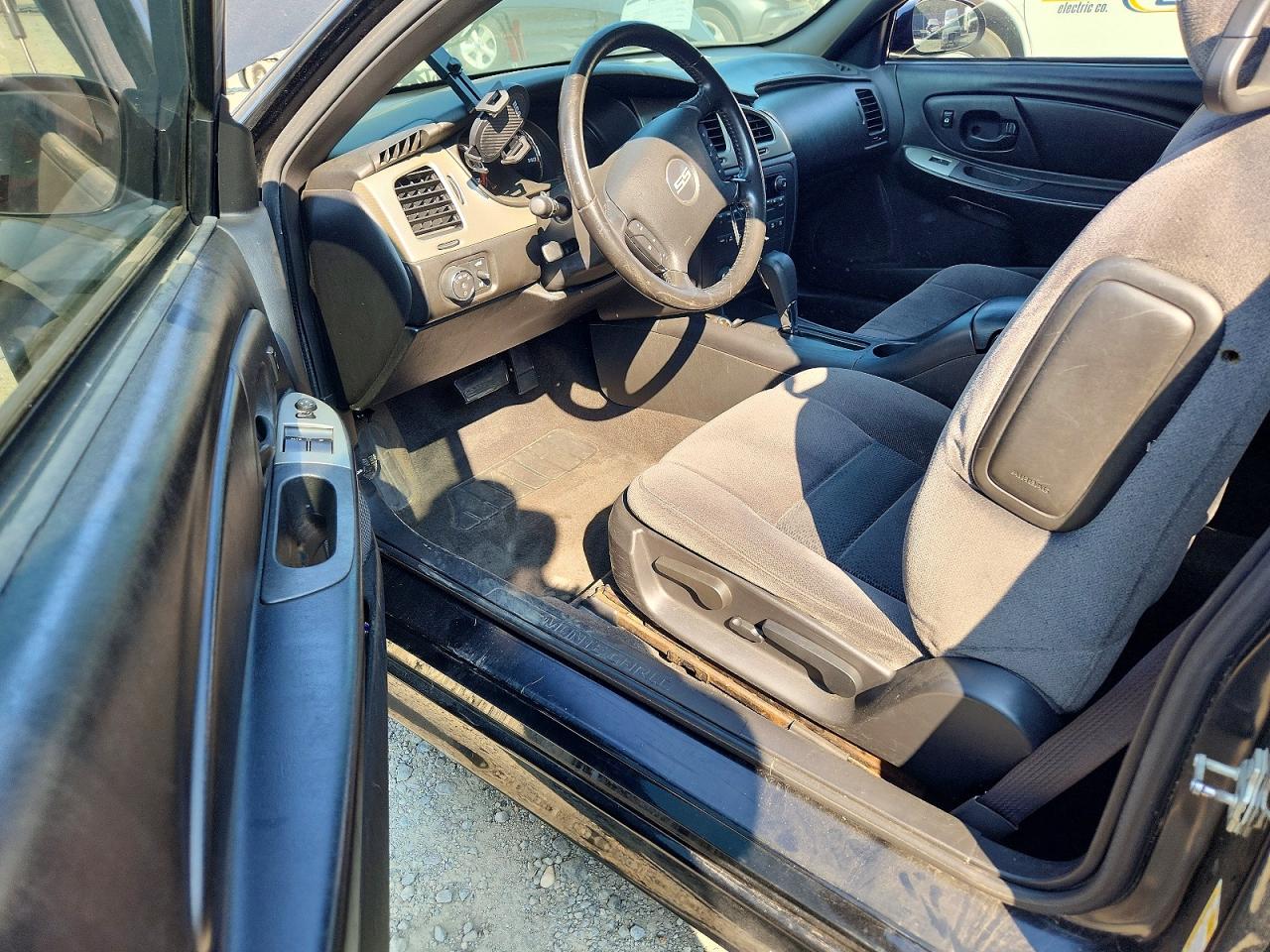 2006 Chevrolet Monte Carlo Ss Black vin: 2G1WL16C569374698