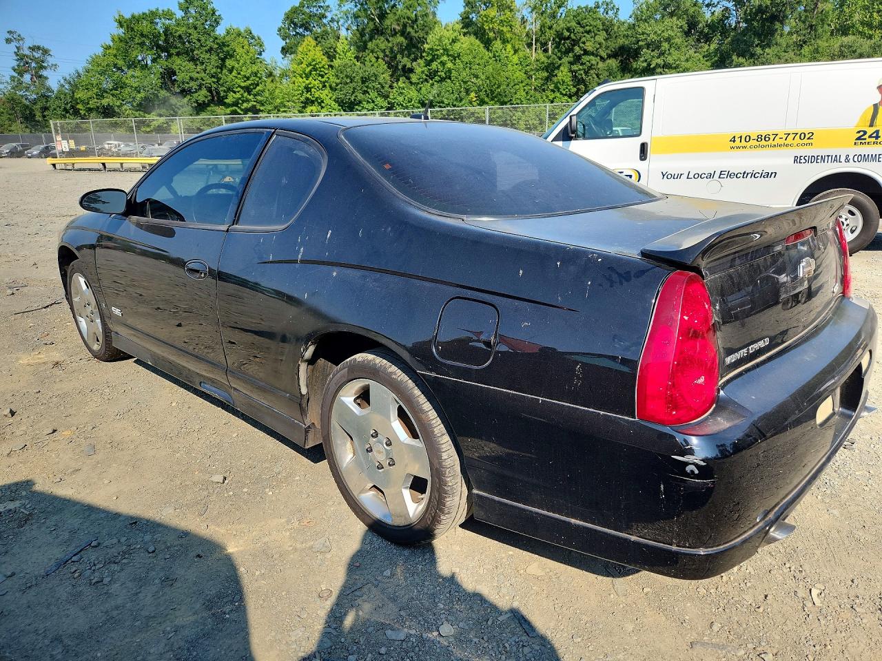 2006 Chevrolet Monte Carlo Ss Black vin: 2G1WL16C569374698