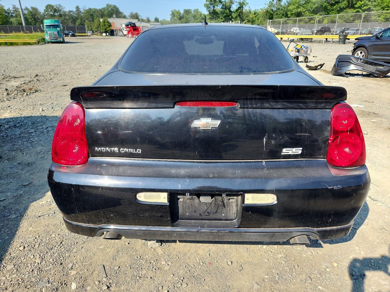 2006 Chevrolet Monte Carlo Ss Black vin: 2G1WL16C569374698