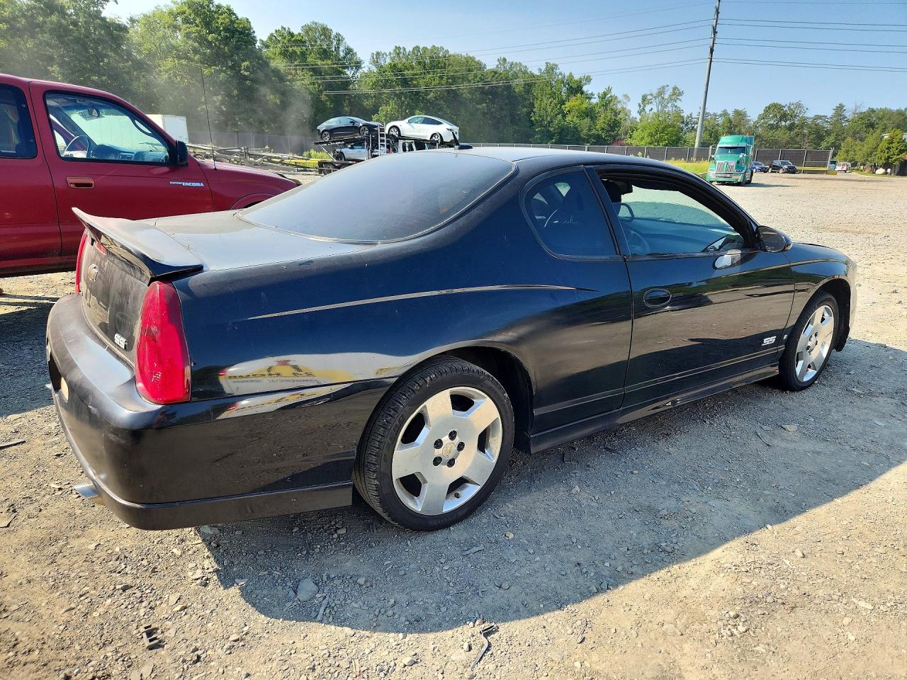 2006 Chevrolet Monte Carlo Ss Black vin: 2G1WL16C569374698