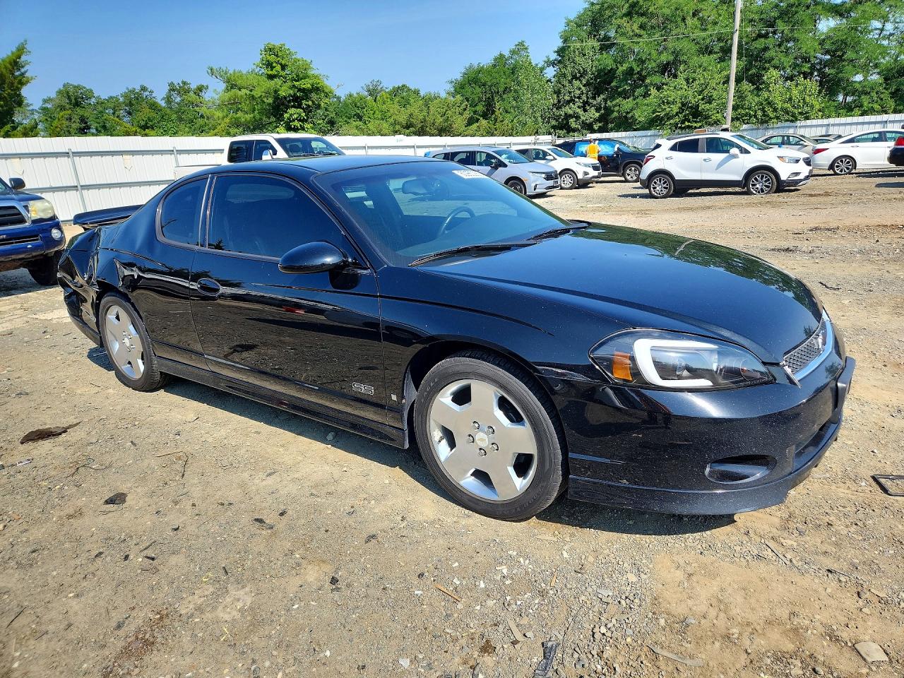 2007 Chevrolet Monte Carlo Ss Черный vin: 2G1WL16C679383945
