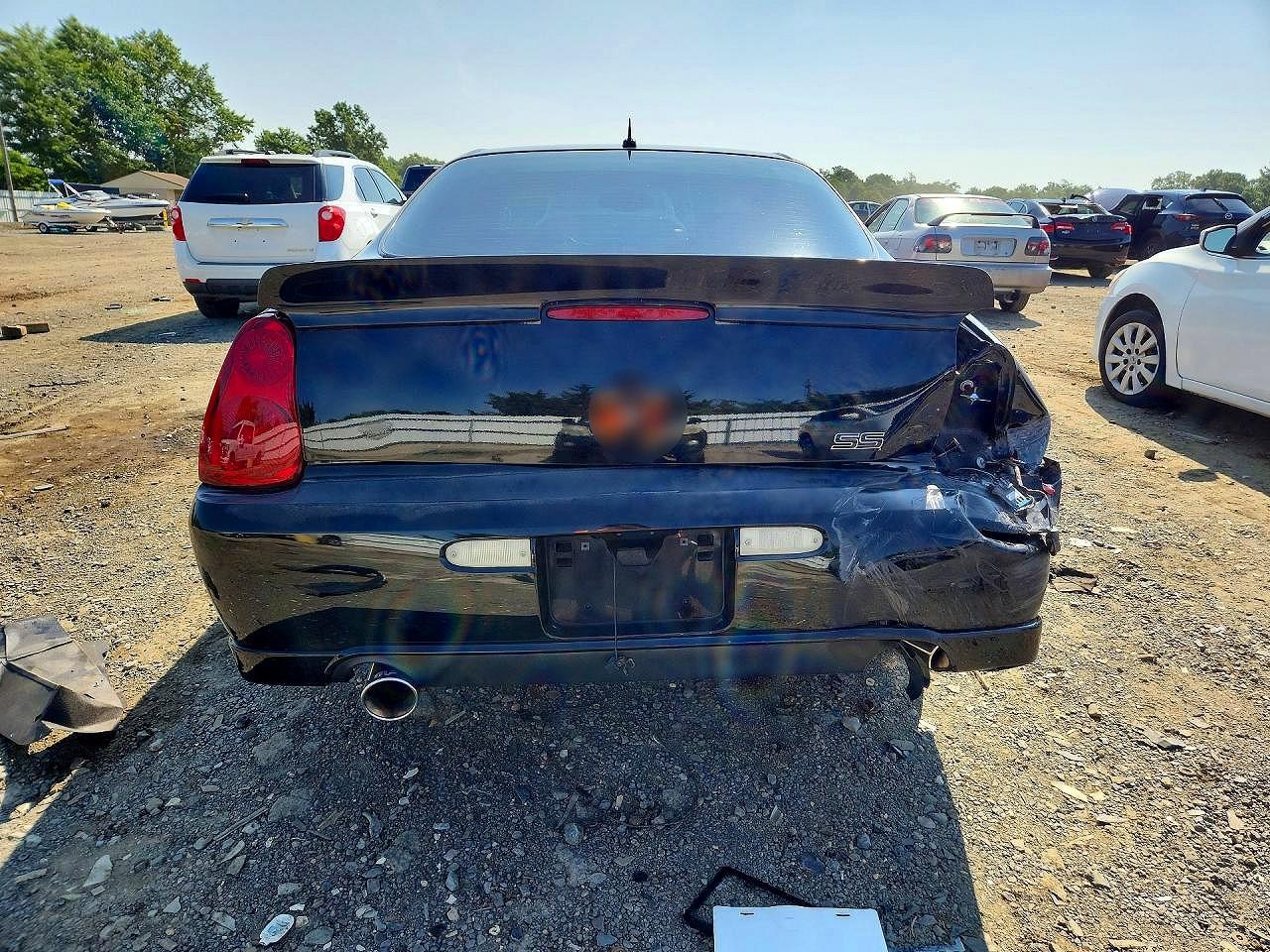 2007 Chevrolet Monte Carlo Ss Черный vin: 2G1WL16C679383945