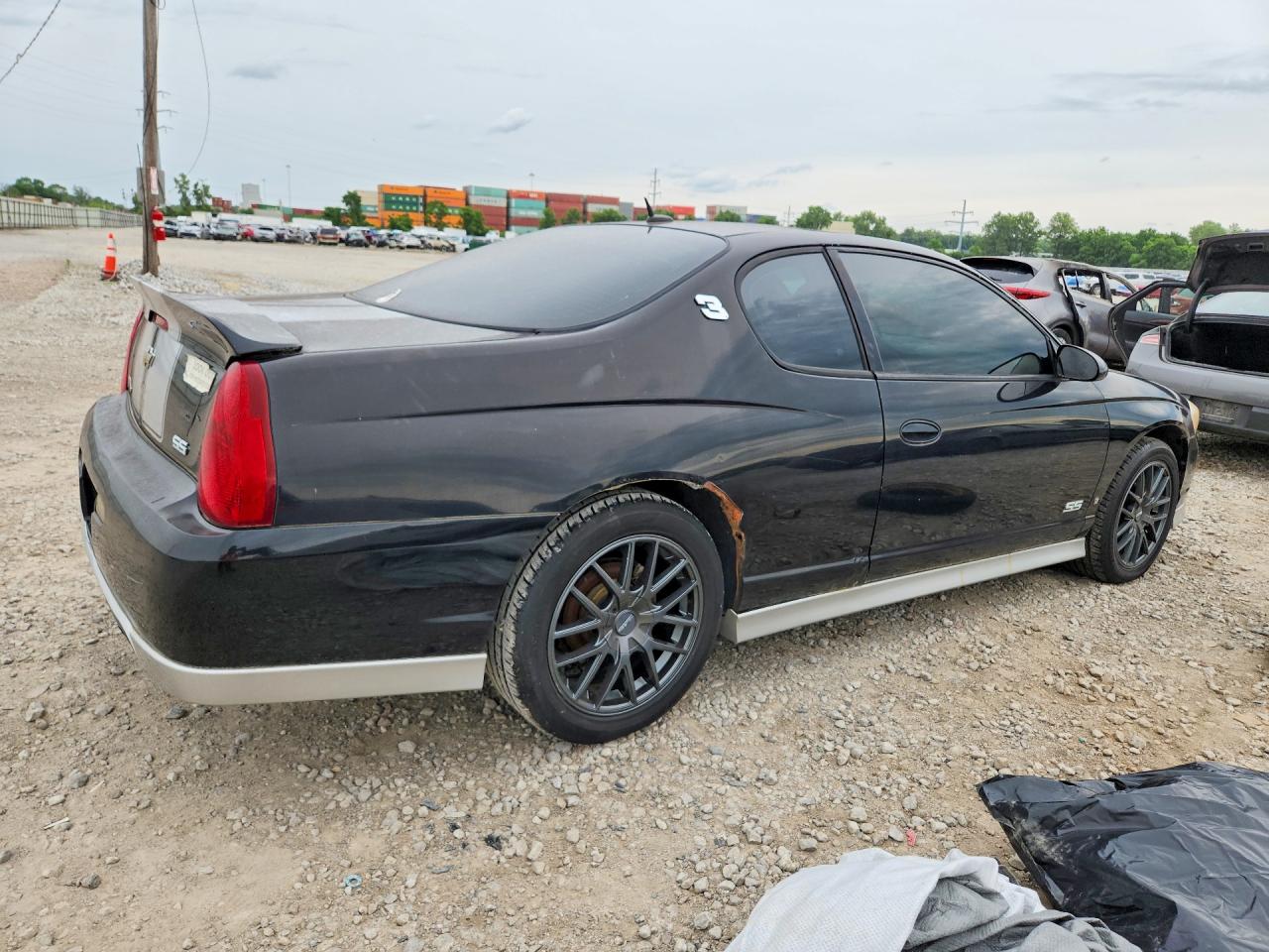 2007 Chevrolet Monte Carlo Ss Black vin: 2G1WL16C979377847